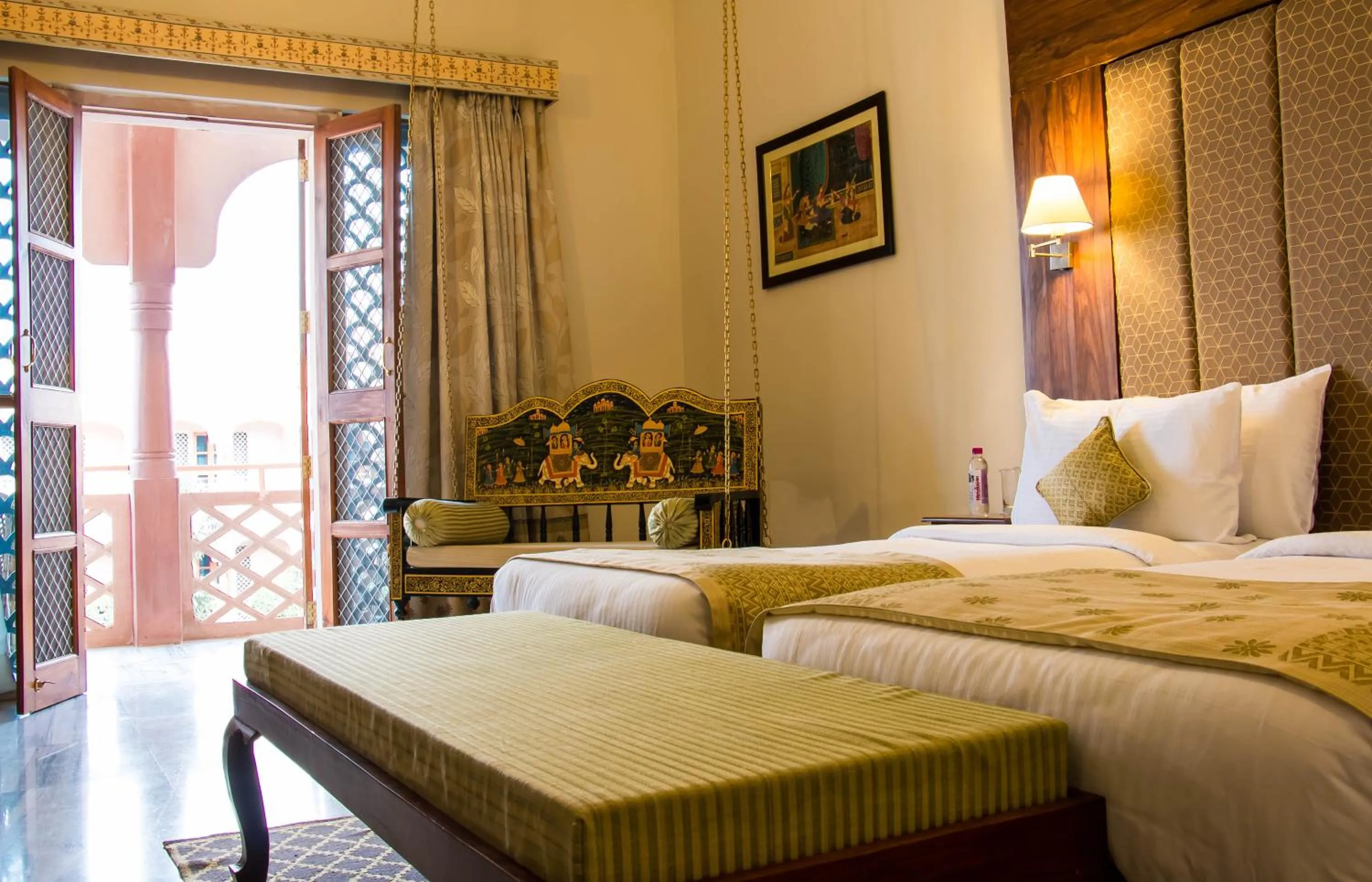 Photo of the whole room, Bed in Pratap Mahal Pushkar IHCL SeleQtion