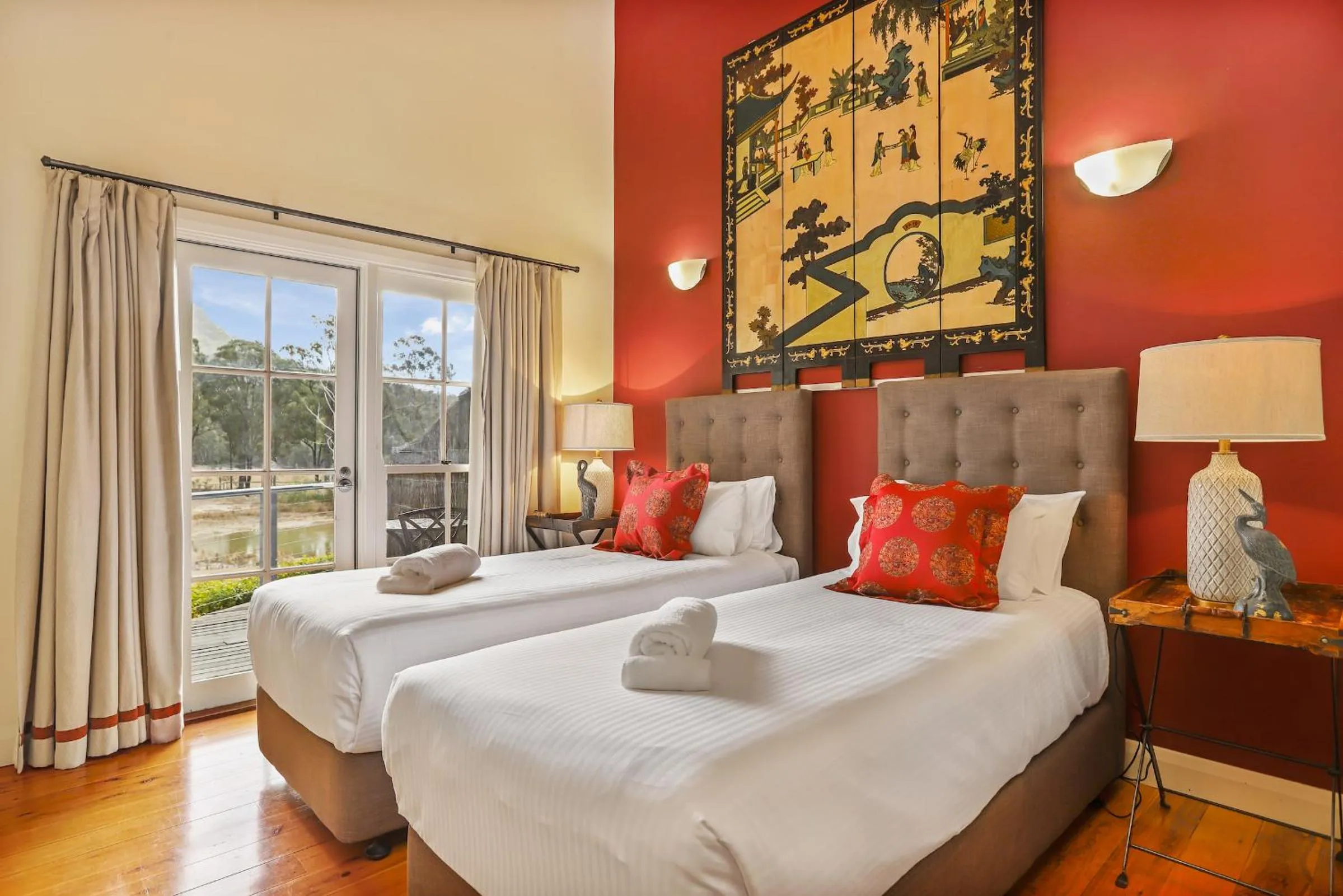 Bedroom, Bed in Brokenback Views Country Estate Hunter Valley