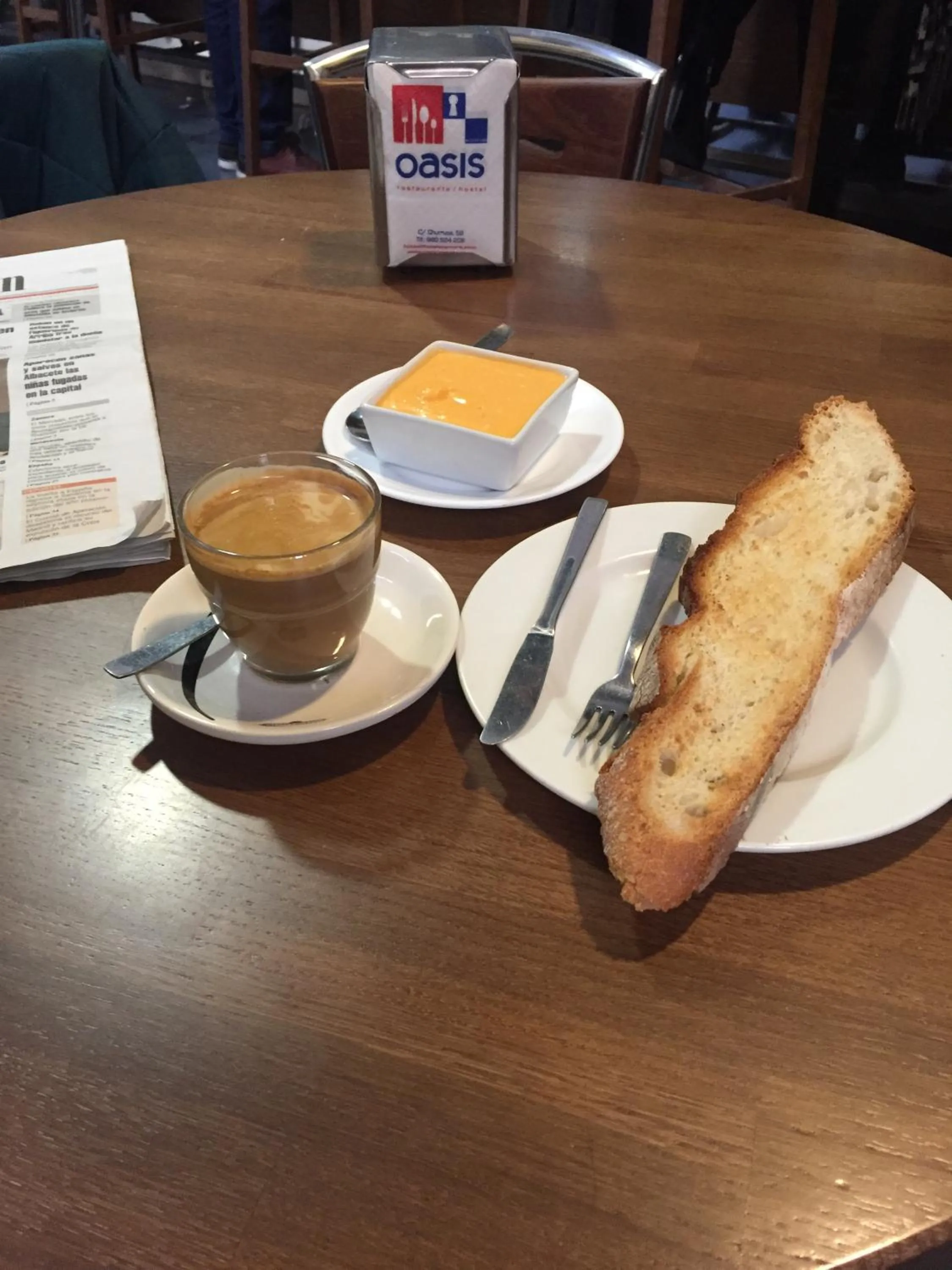 Food in Pension Oasis