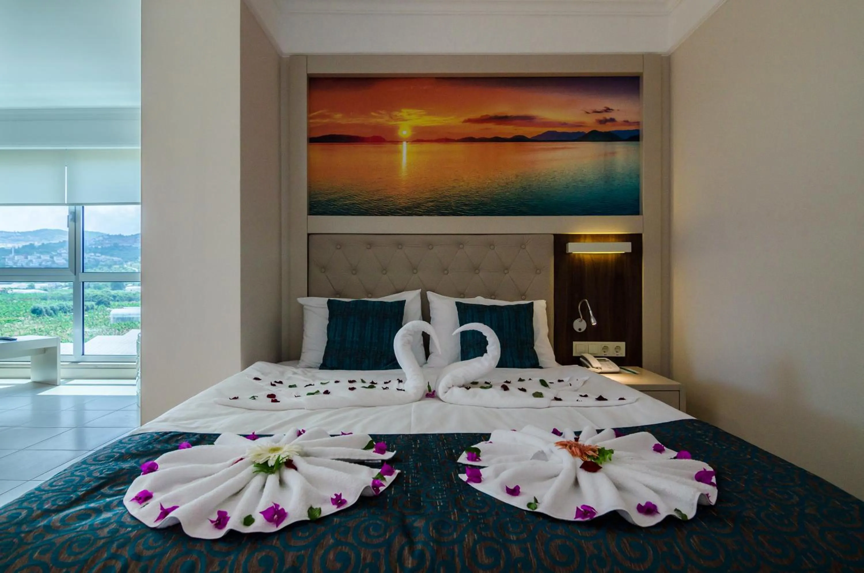 Bed in The Lumos Deluxe Resort Hotel & Spa