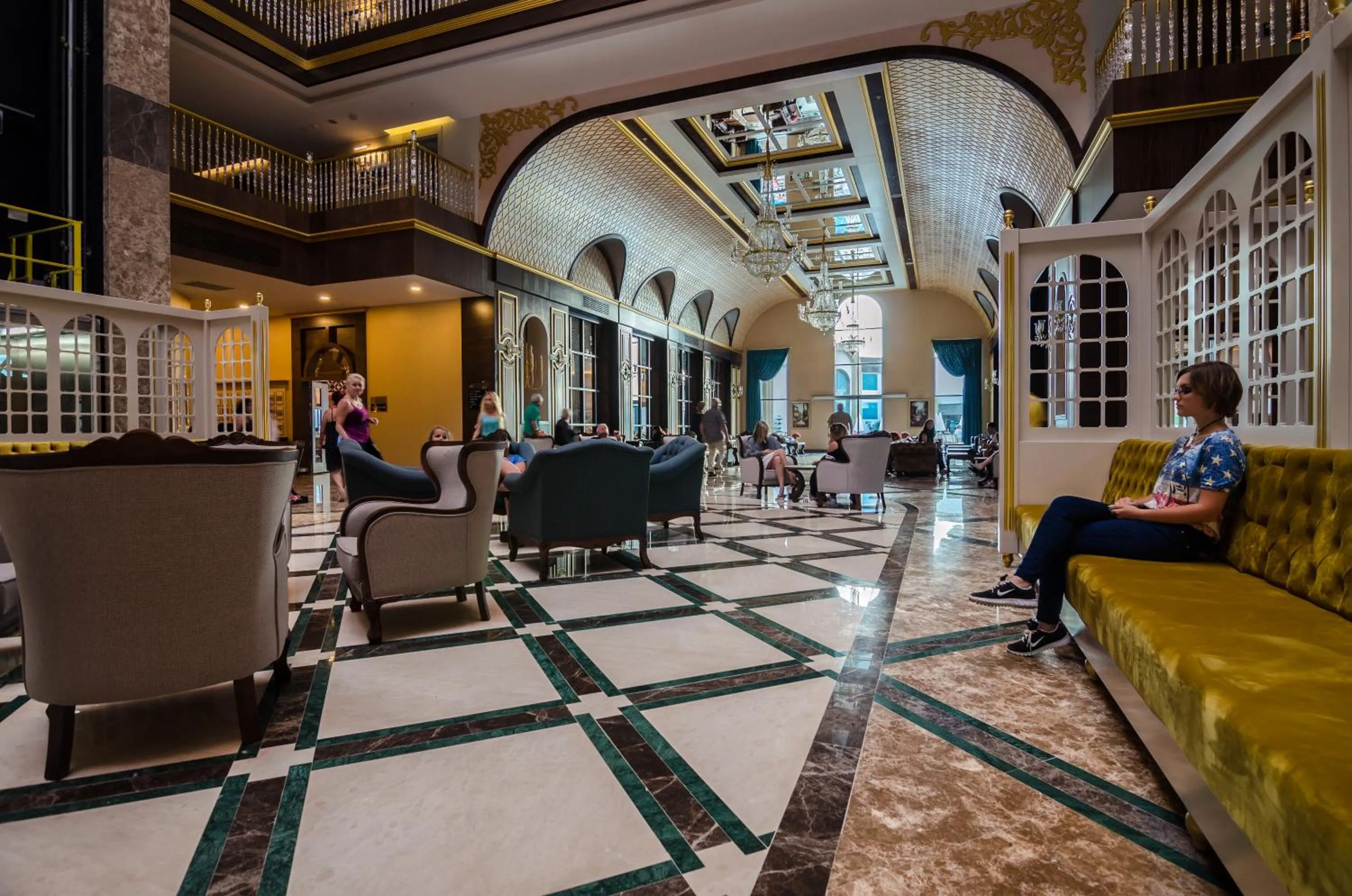 Communal lounge/ TV room in The Lumos Deluxe Resort Hotel & Spa