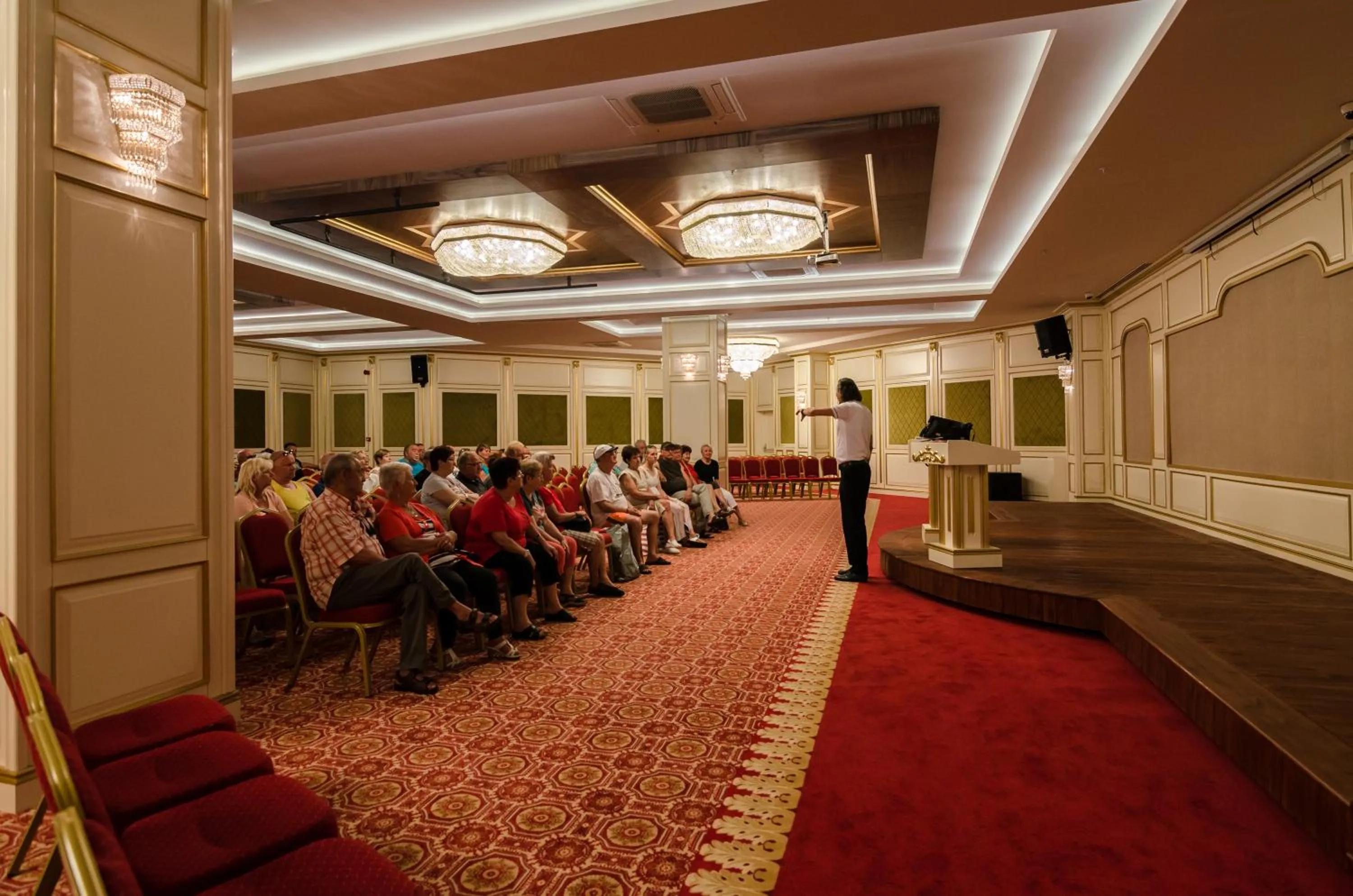 group of guests in The Lumos Deluxe Resort Hotel & Spa