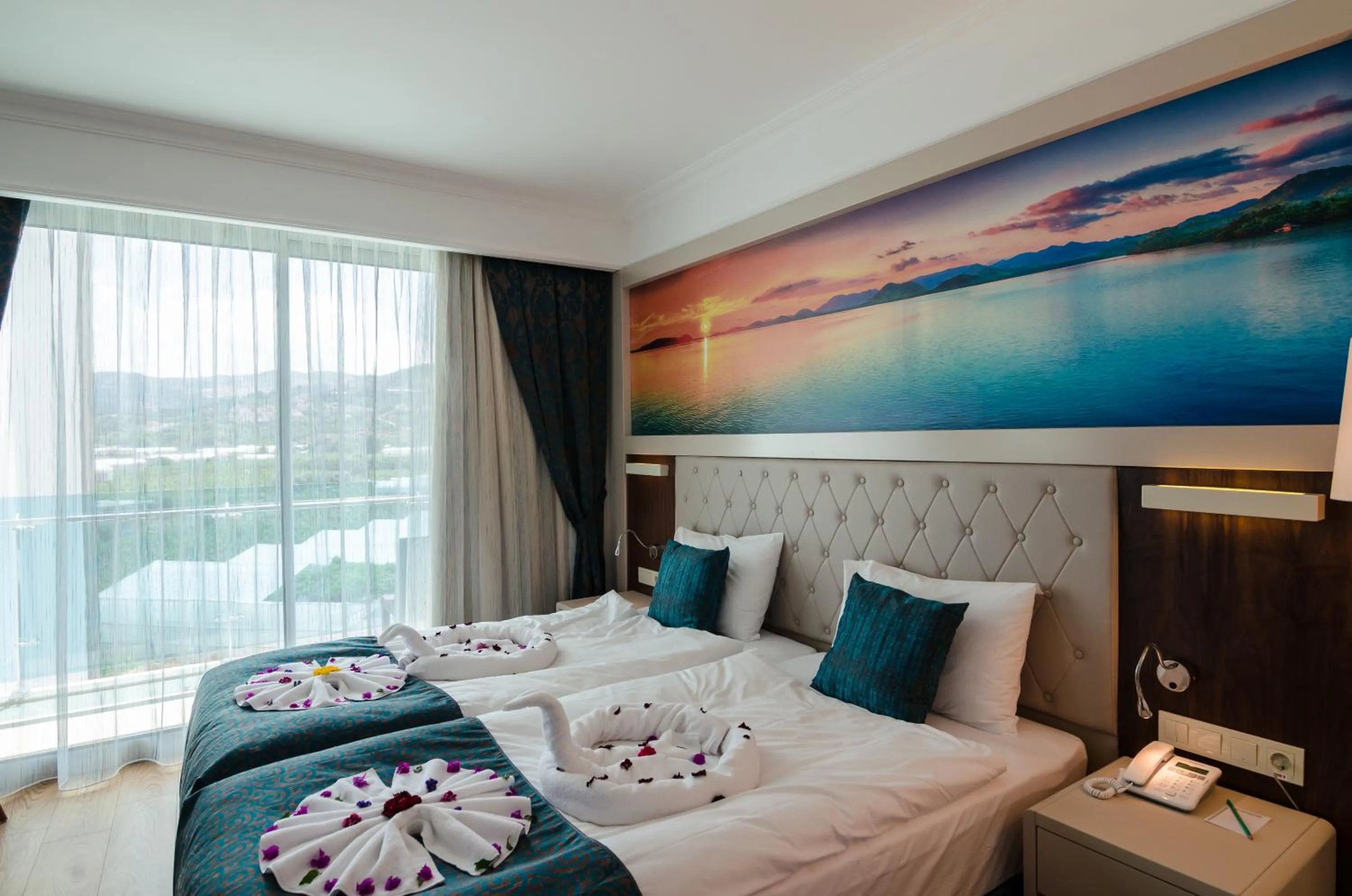 Bed in The Lumos Deluxe Resort Hotel & Spa