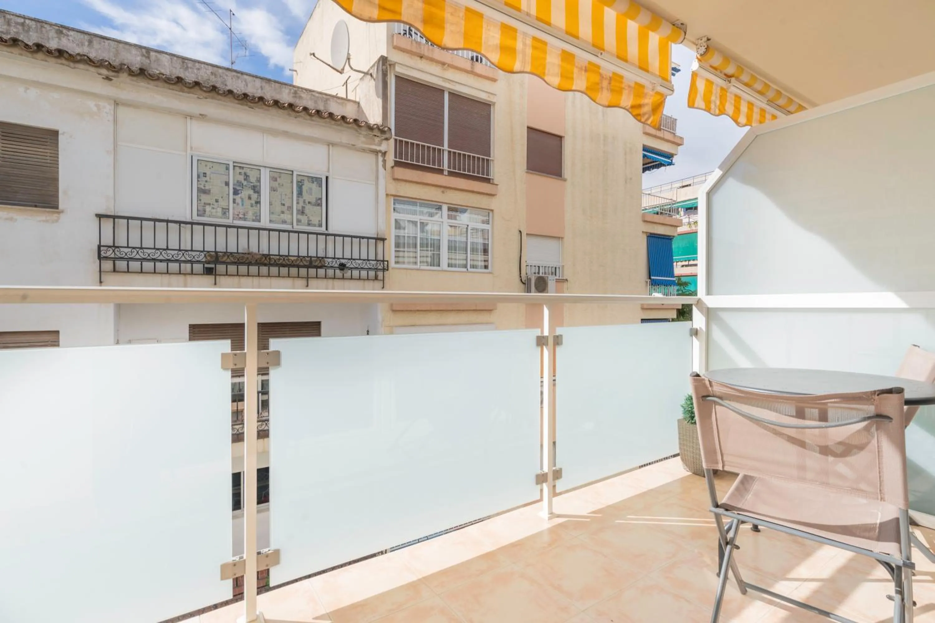 Balcony/Terrace in Apartamentos Castillo by Sur Suites