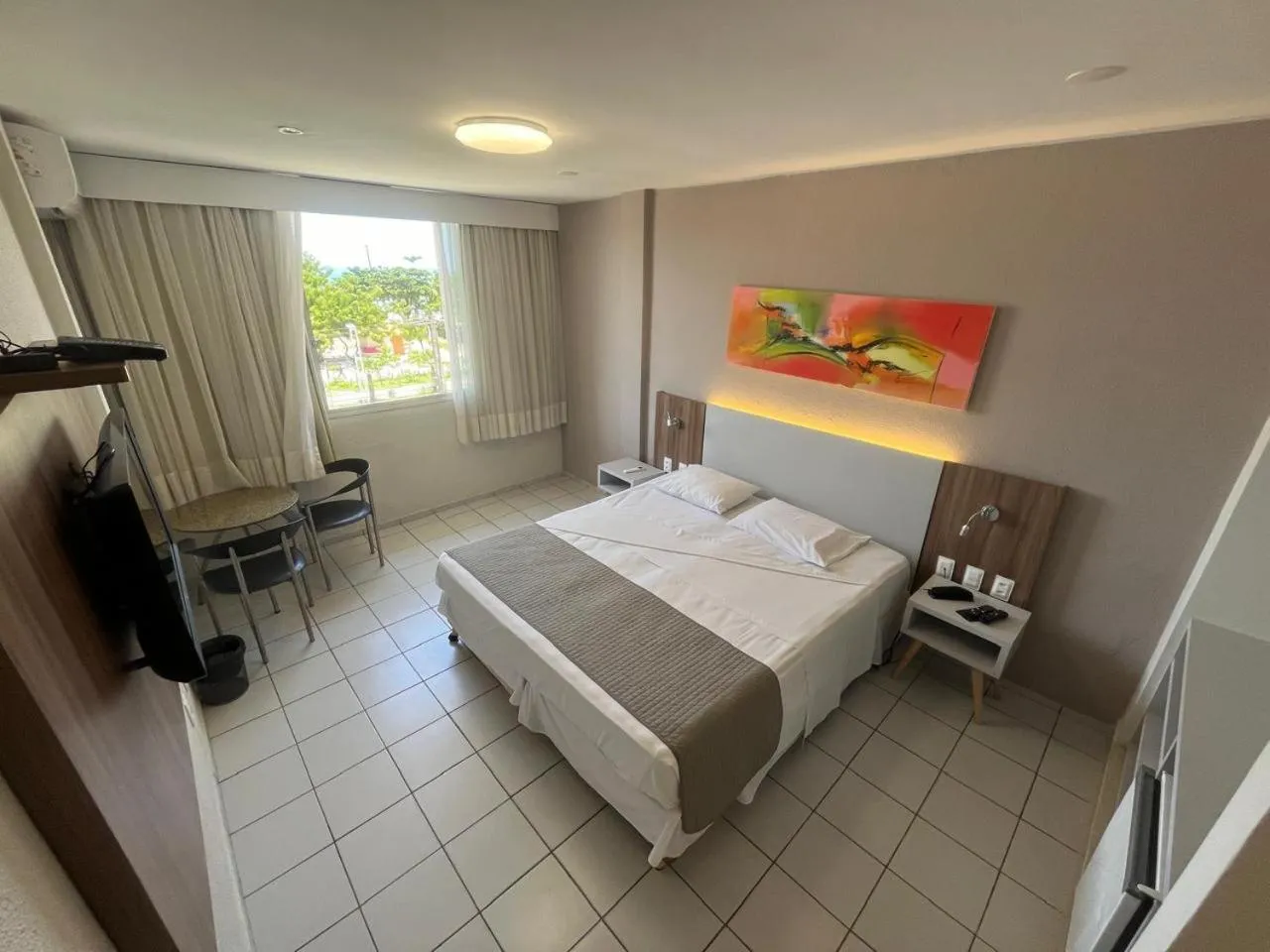 Bed in Hotel Praia Mar