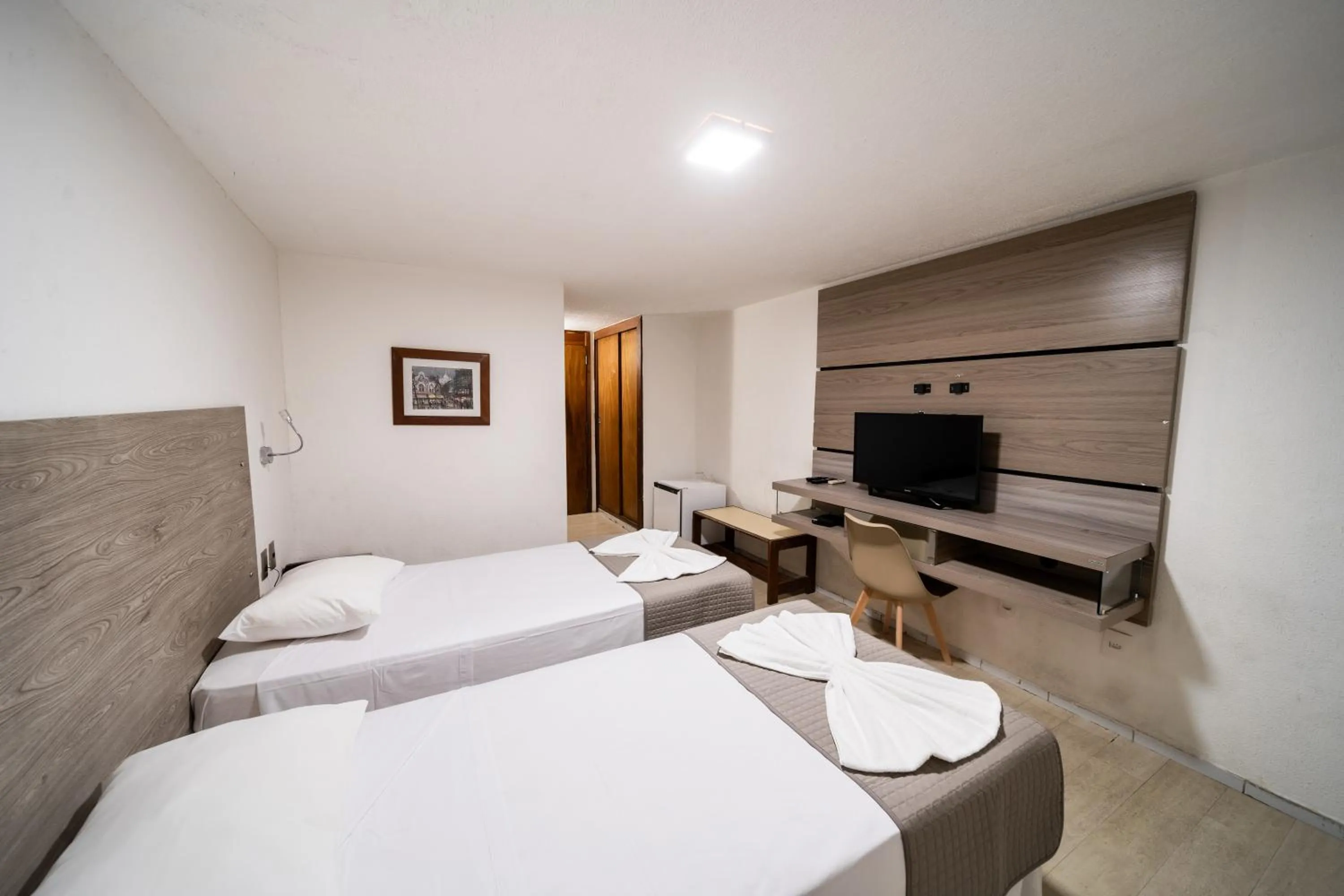 Bed in Hotel Praia Mar