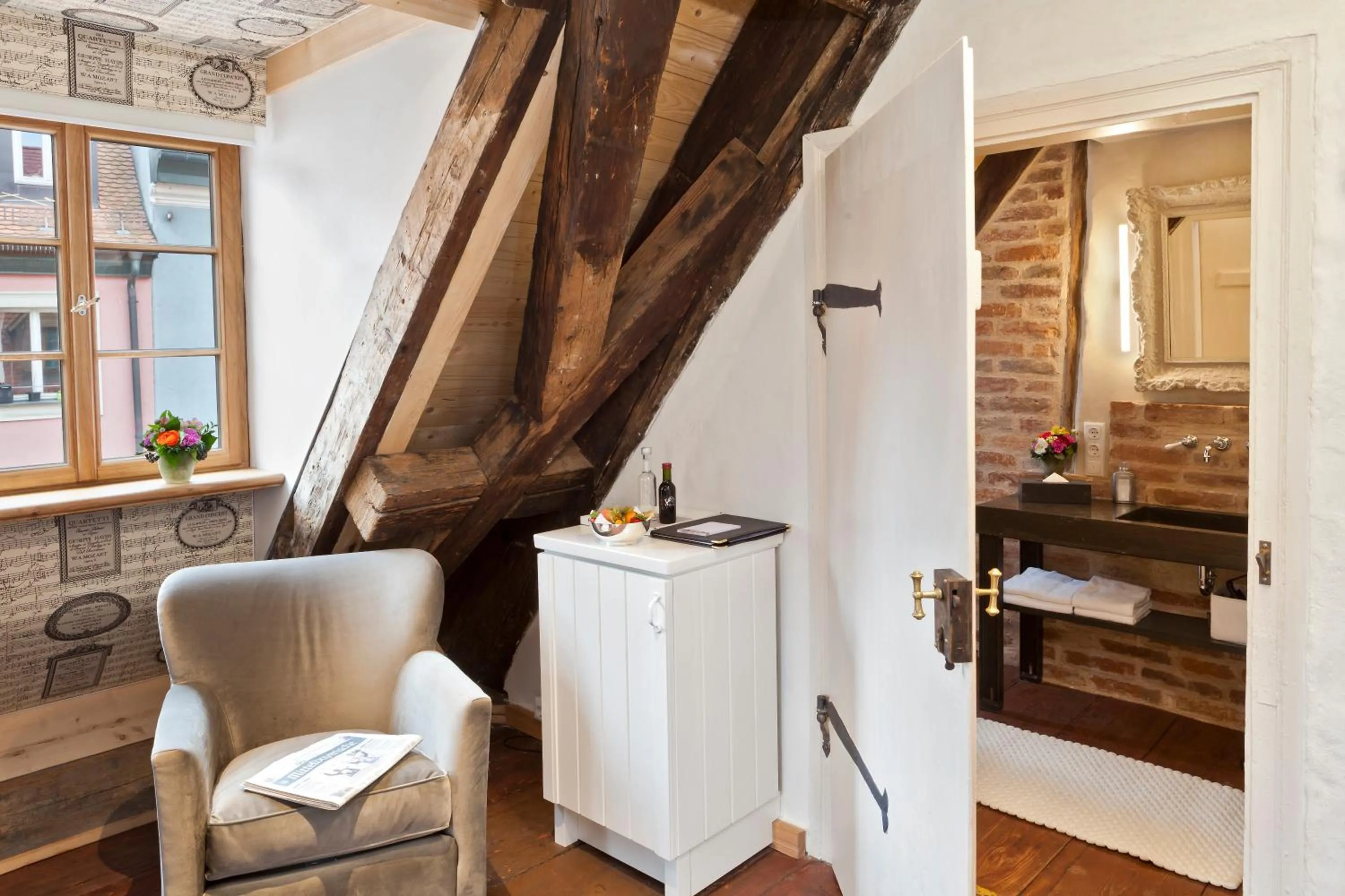 Living room in Hotel David an der Donau