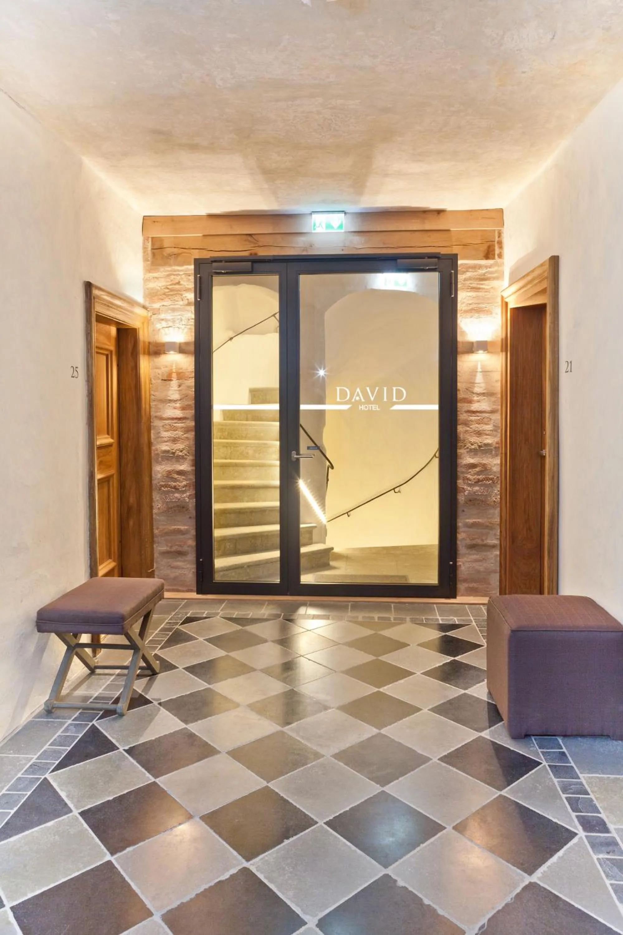 Decorative detail in Hotel David an der Donau