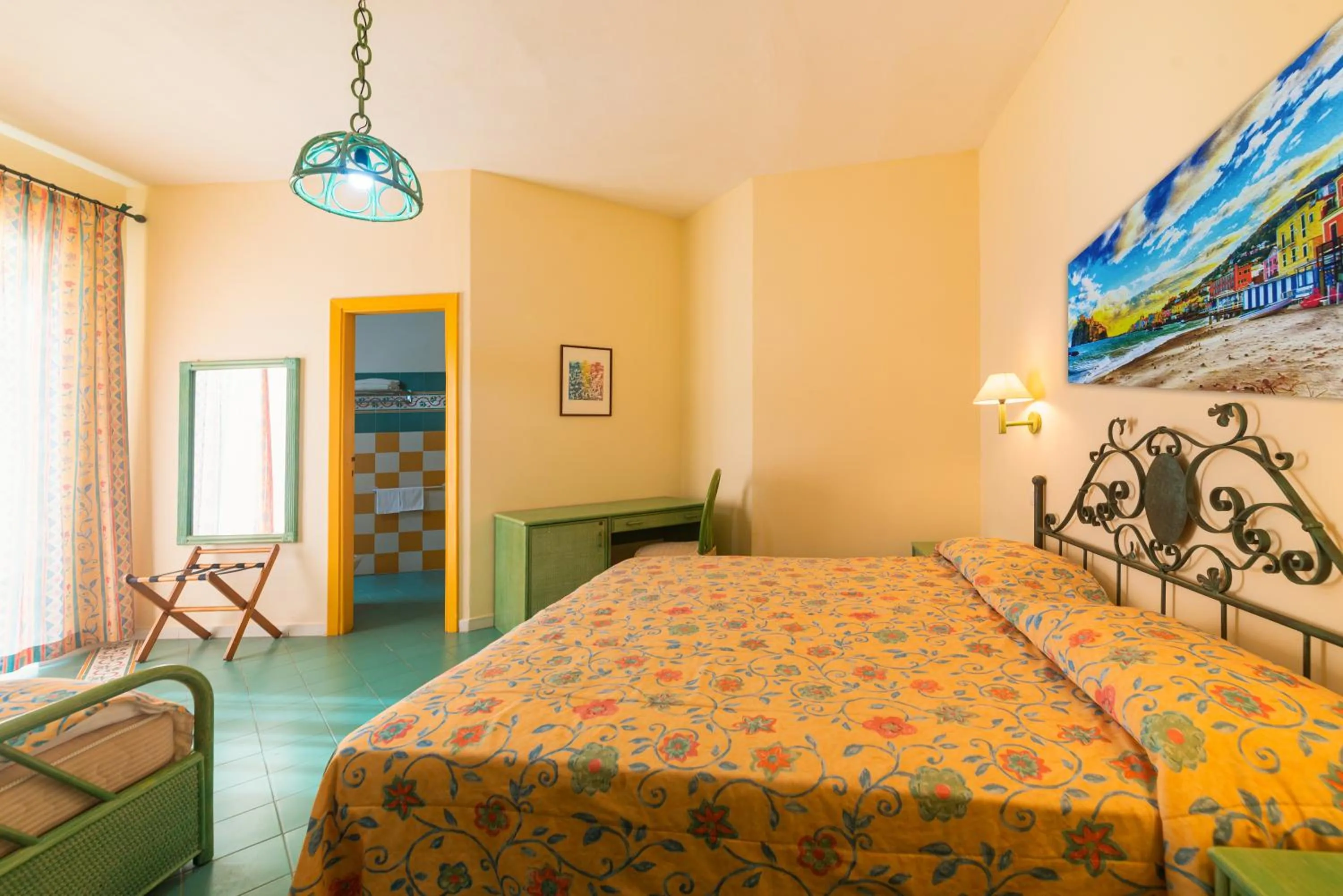 Bed in Hotel Terme Zi Carmela