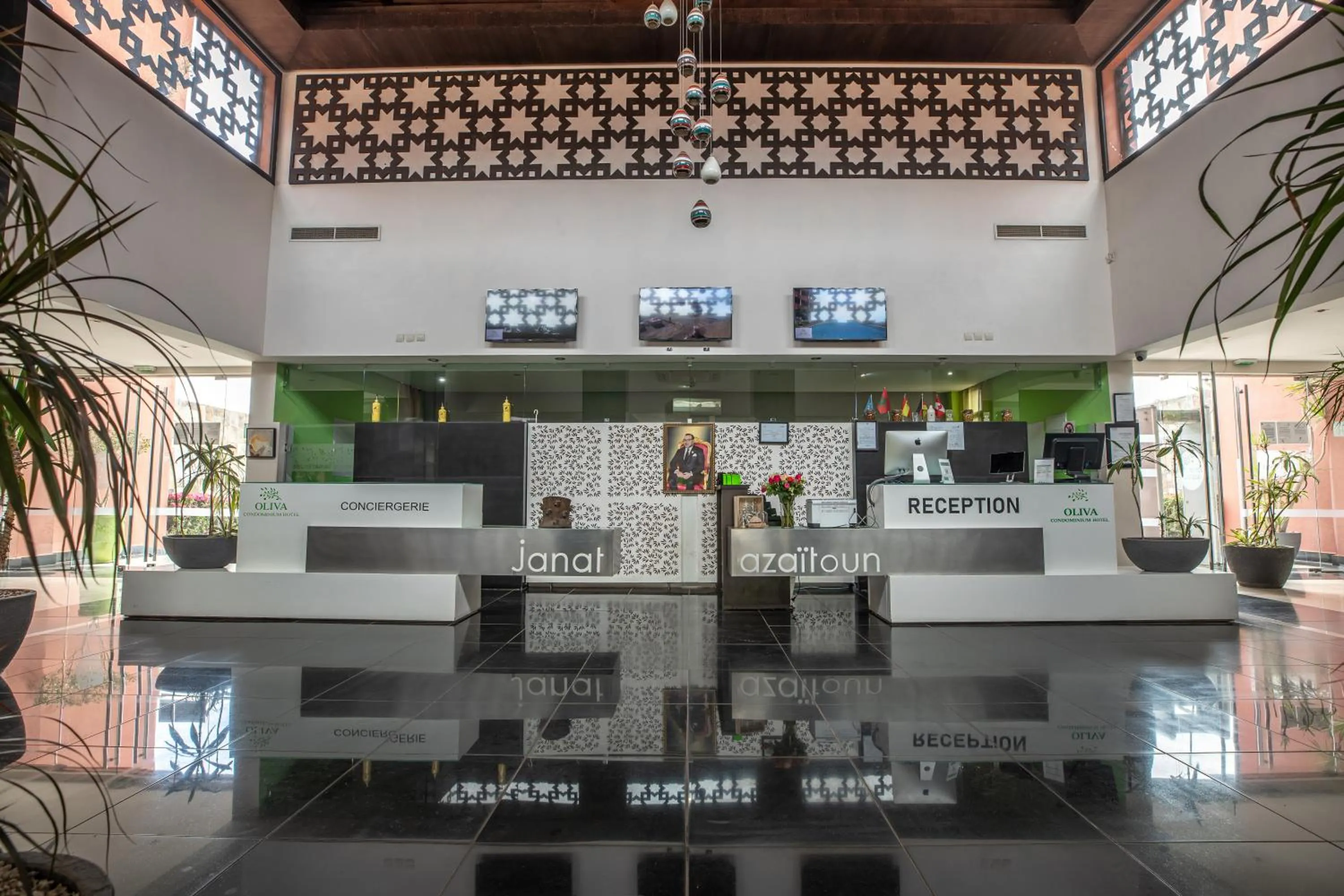 Lobby or reception in Oliva Hotel Condominium Marrakech
