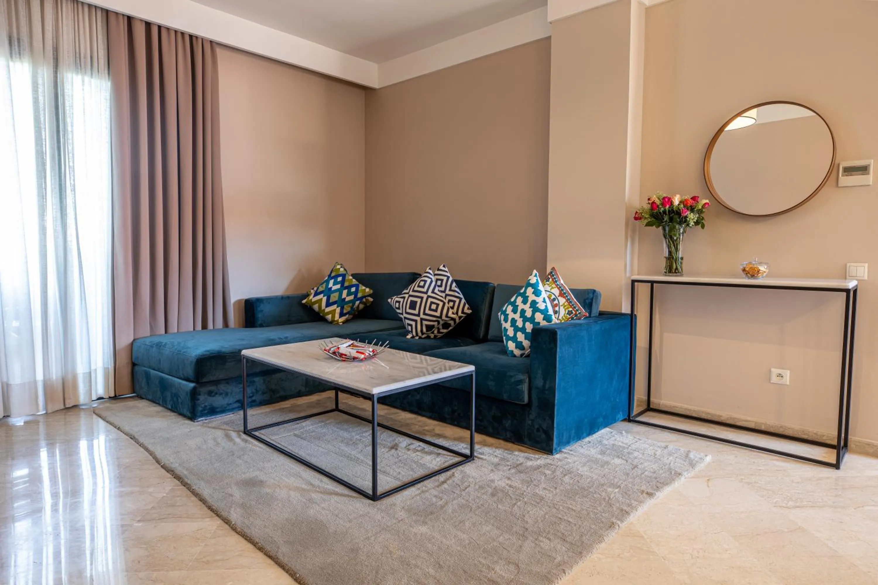 Living room in Oliva Hotel Condominium Marrakech