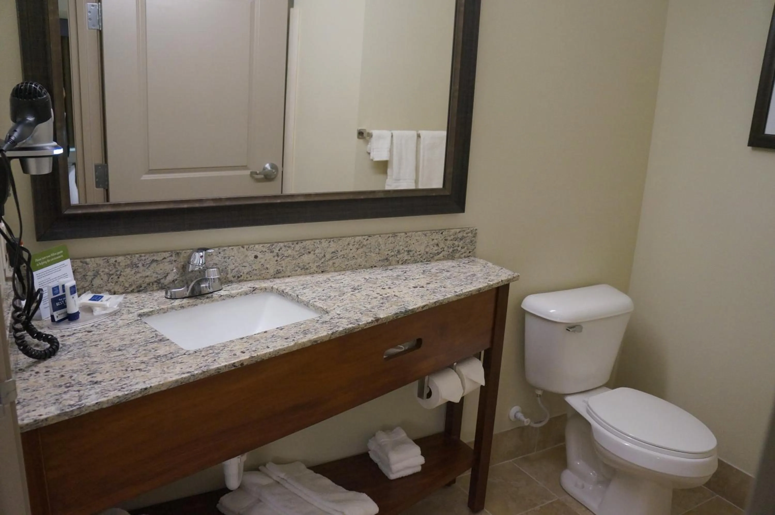 Bathroom in AmericInn by Wyndham Sibley