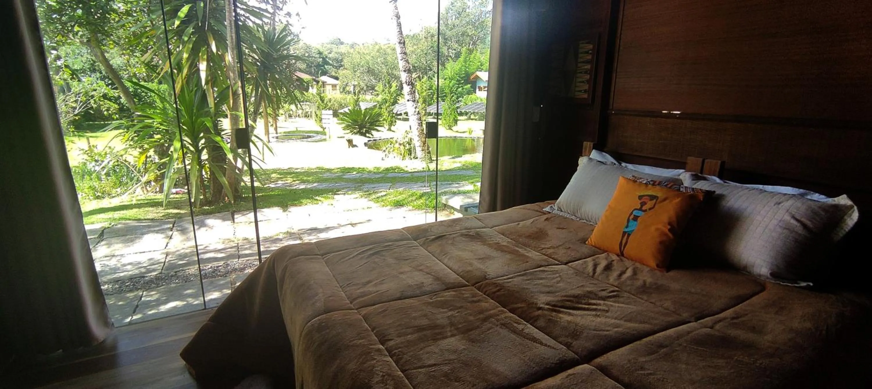 Garden view, Bed in Pousada Silvestre