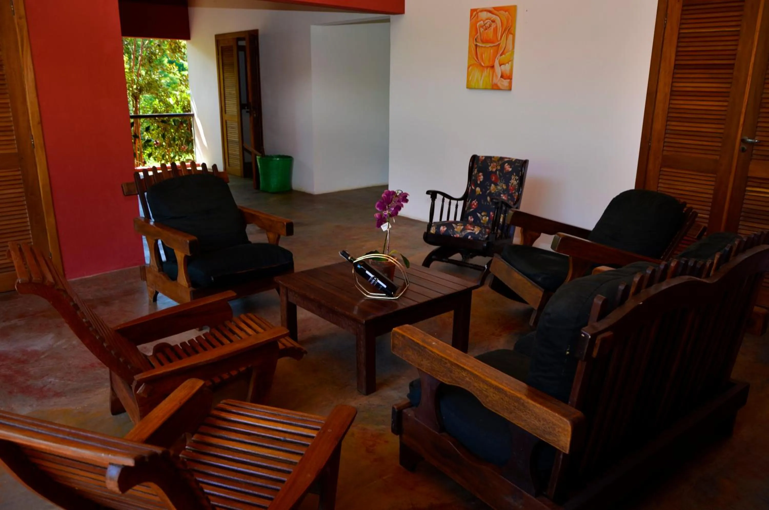 Balcony/Terrace in Pousada Silvestre