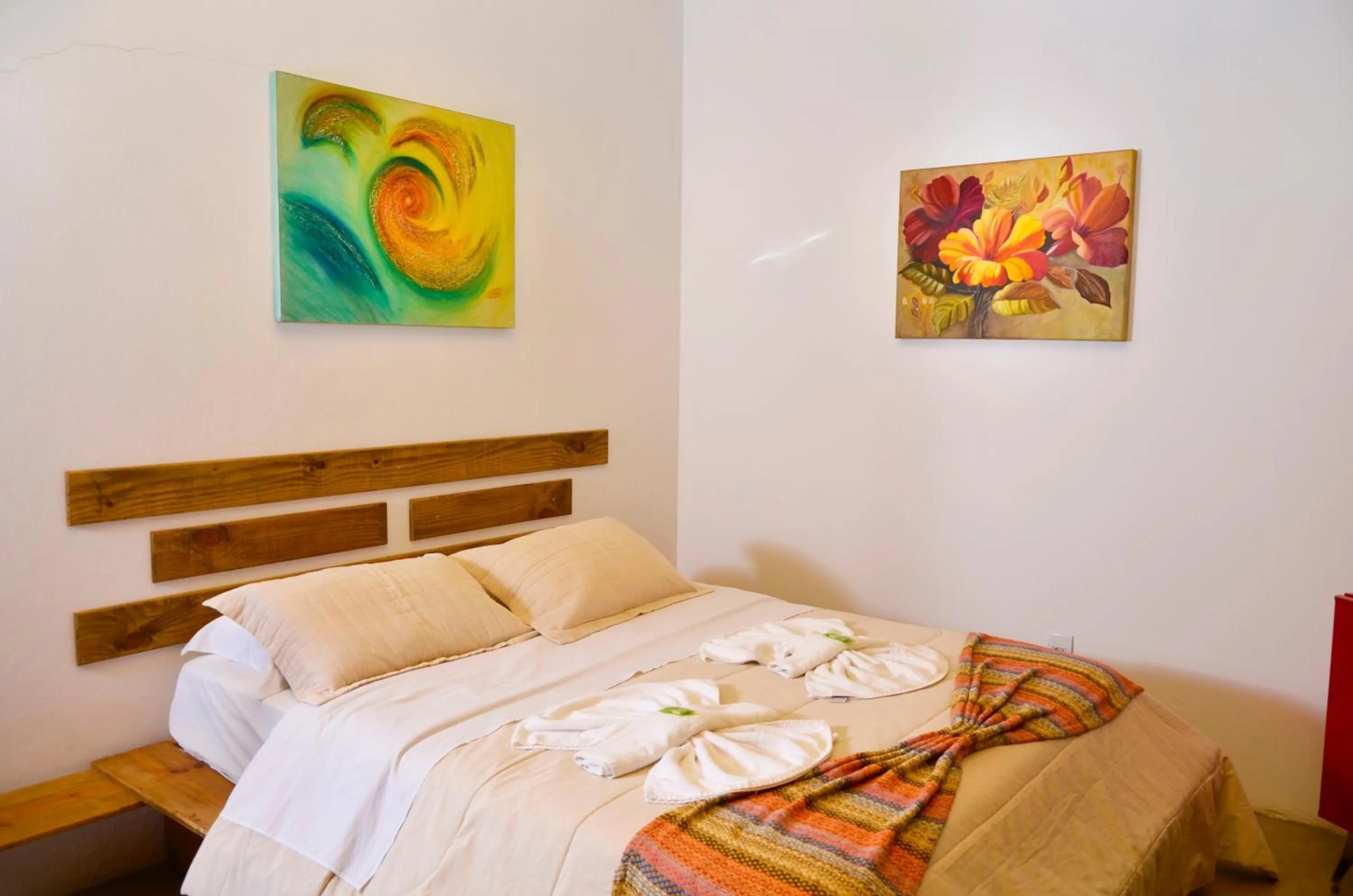 Bed in Pousada Silvestre