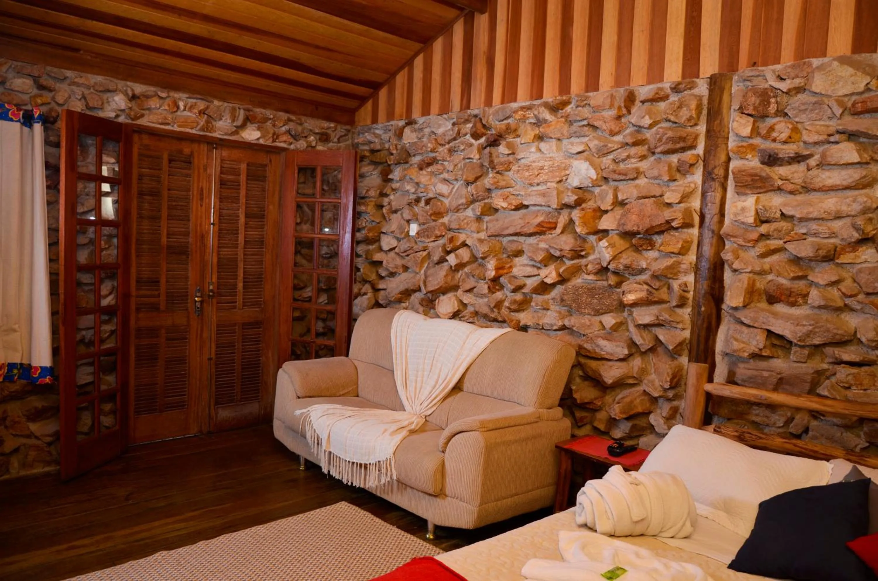 Photo of the whole room, Bed in Pousada Silvestre