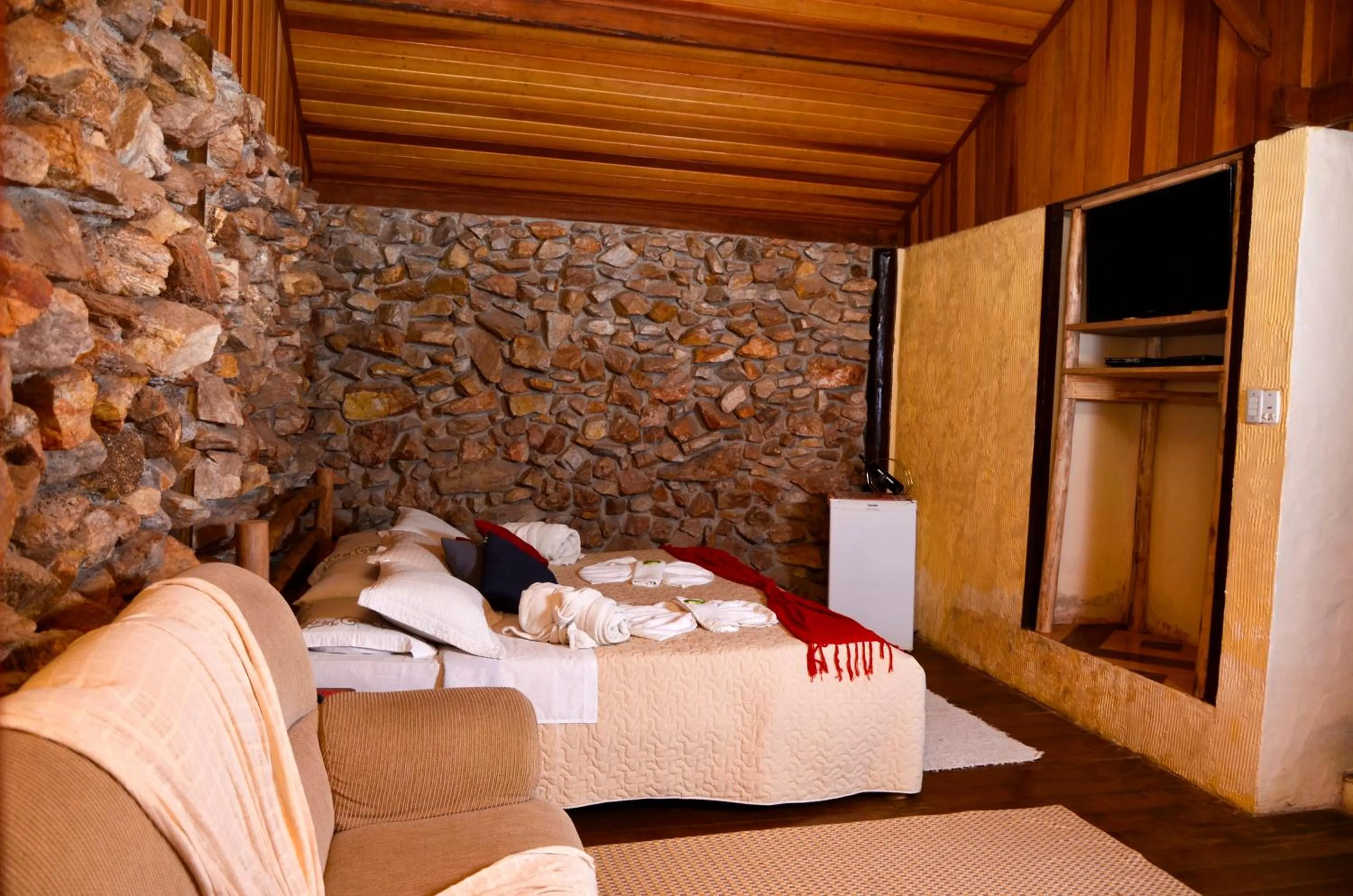 Photo of the whole room, Bed in Pousada Silvestre