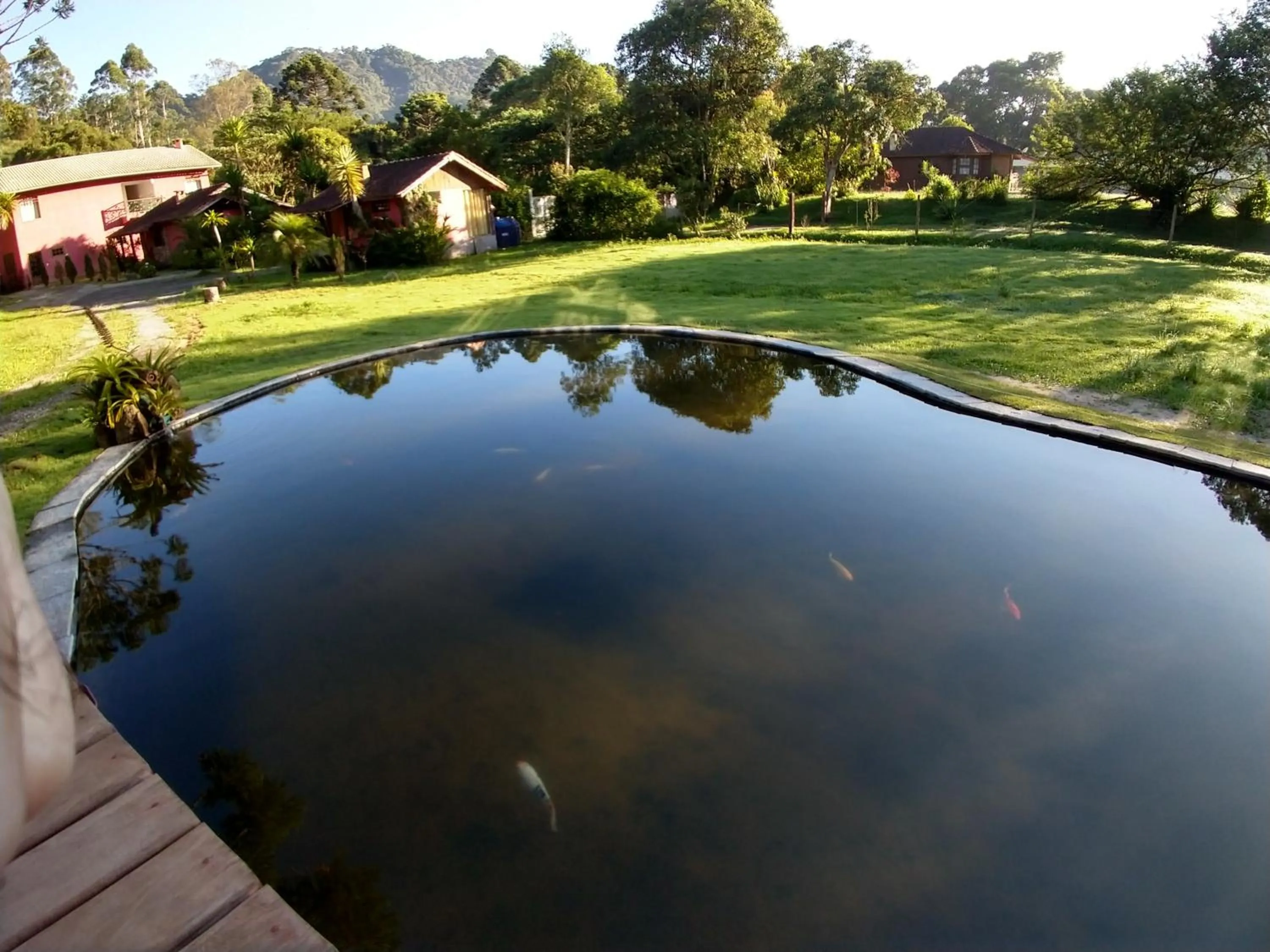 Lake view in Pousada Silvestre