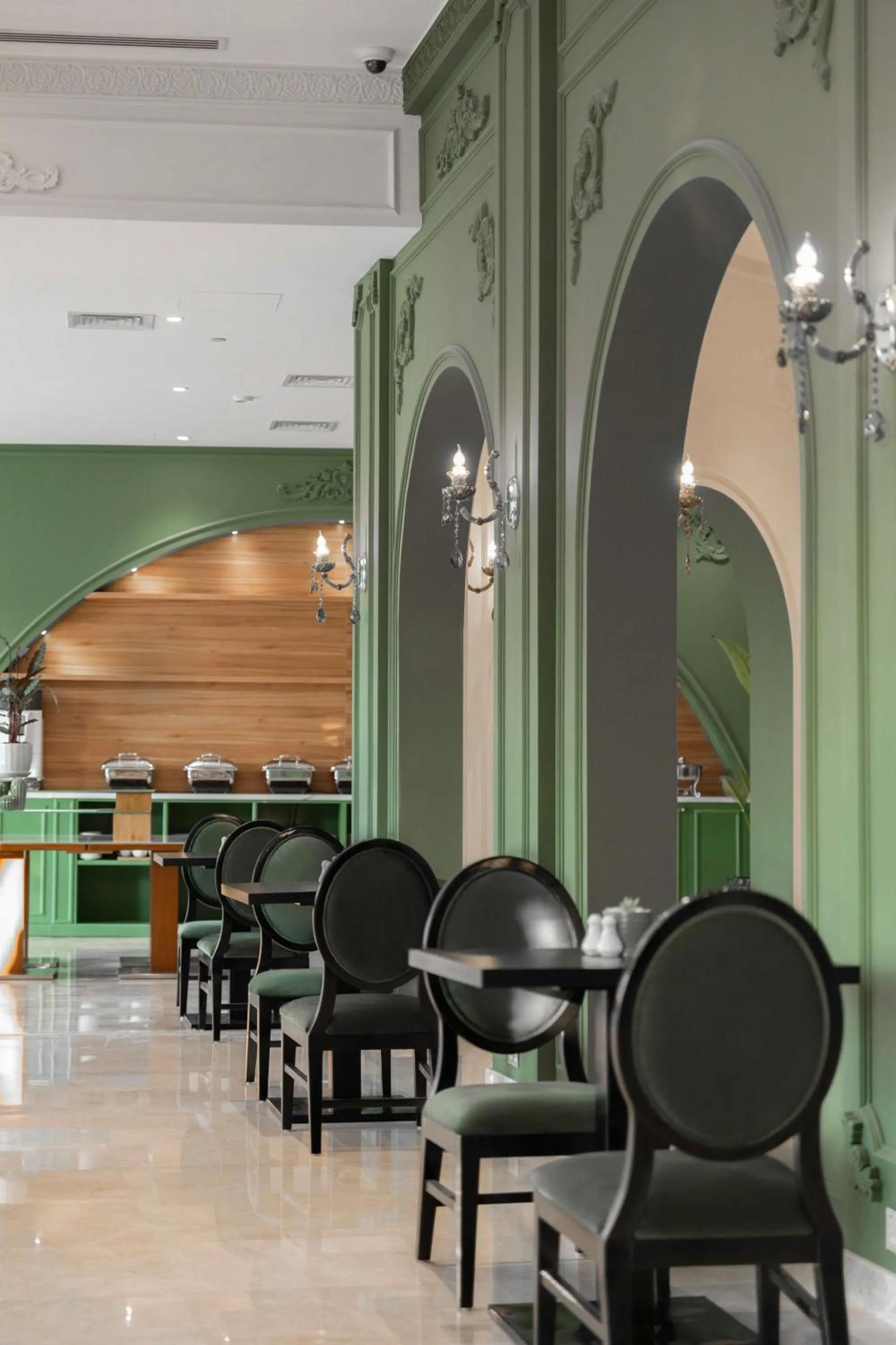 Restaurant/places to eat in Levatio Suites Muscat, a member of Radisson Individuals