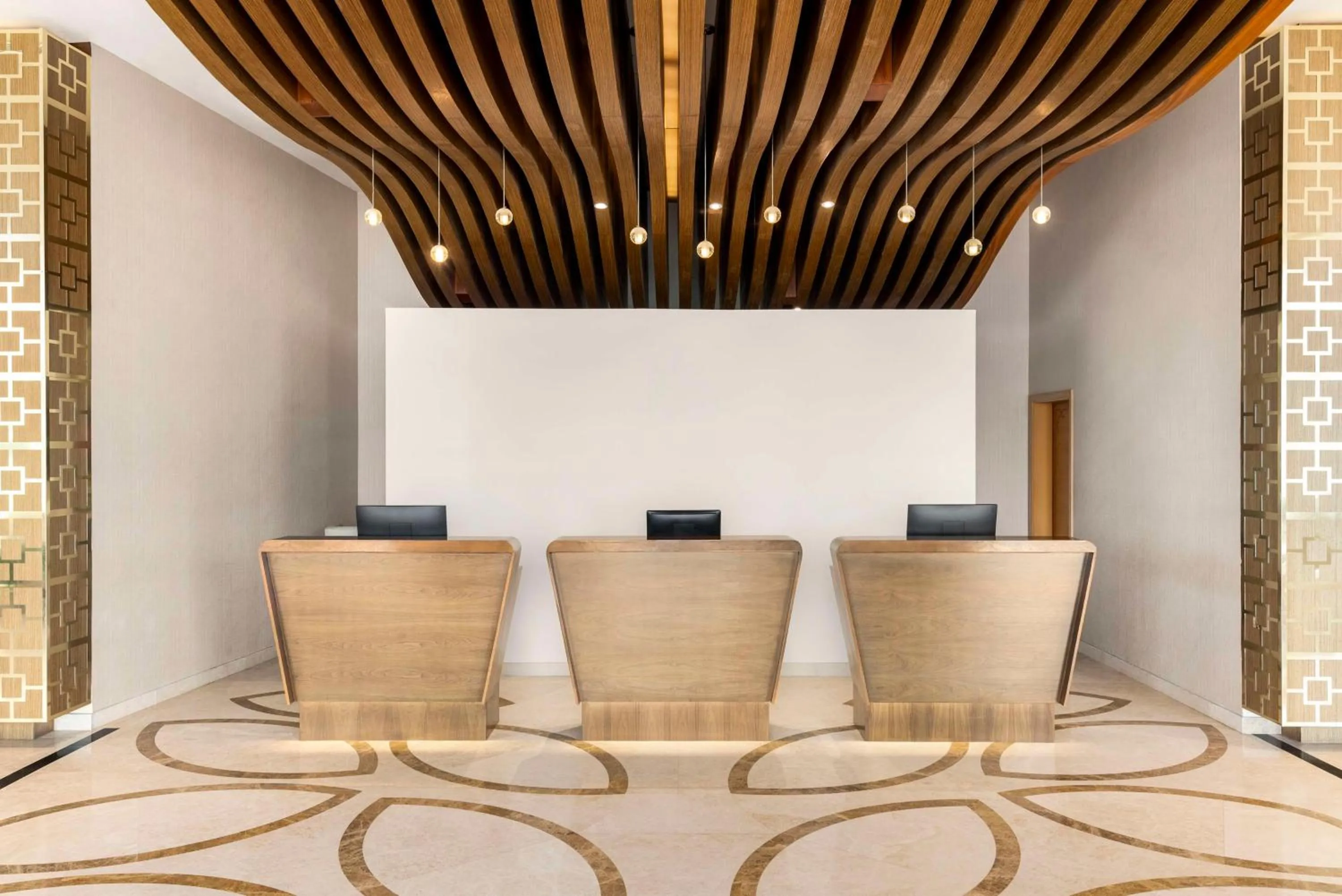 Lobby or reception in Levatio Suites Muscat, a member of Radisson Individuals