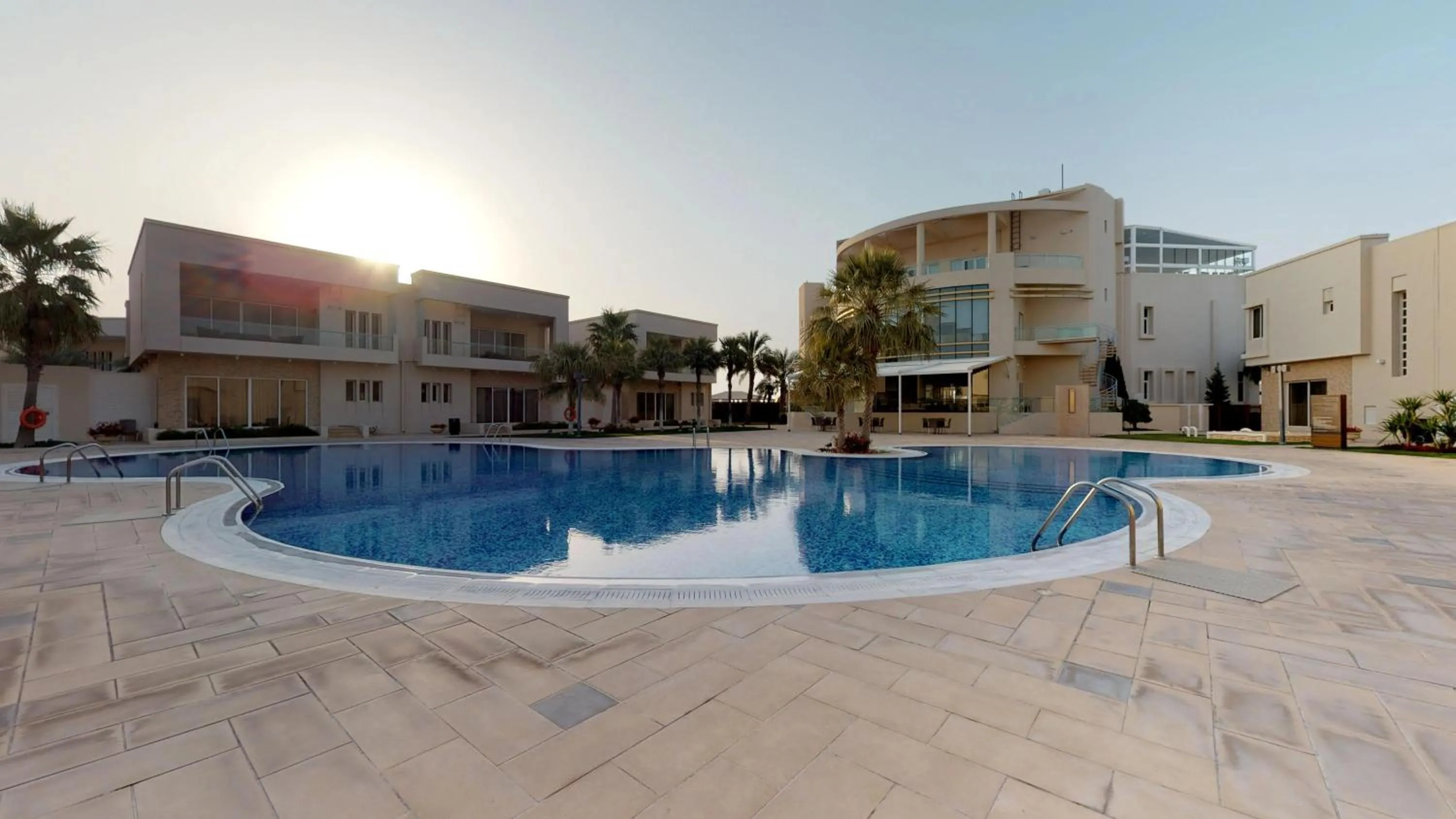 Pool view in Simaisma A Murwab Resort