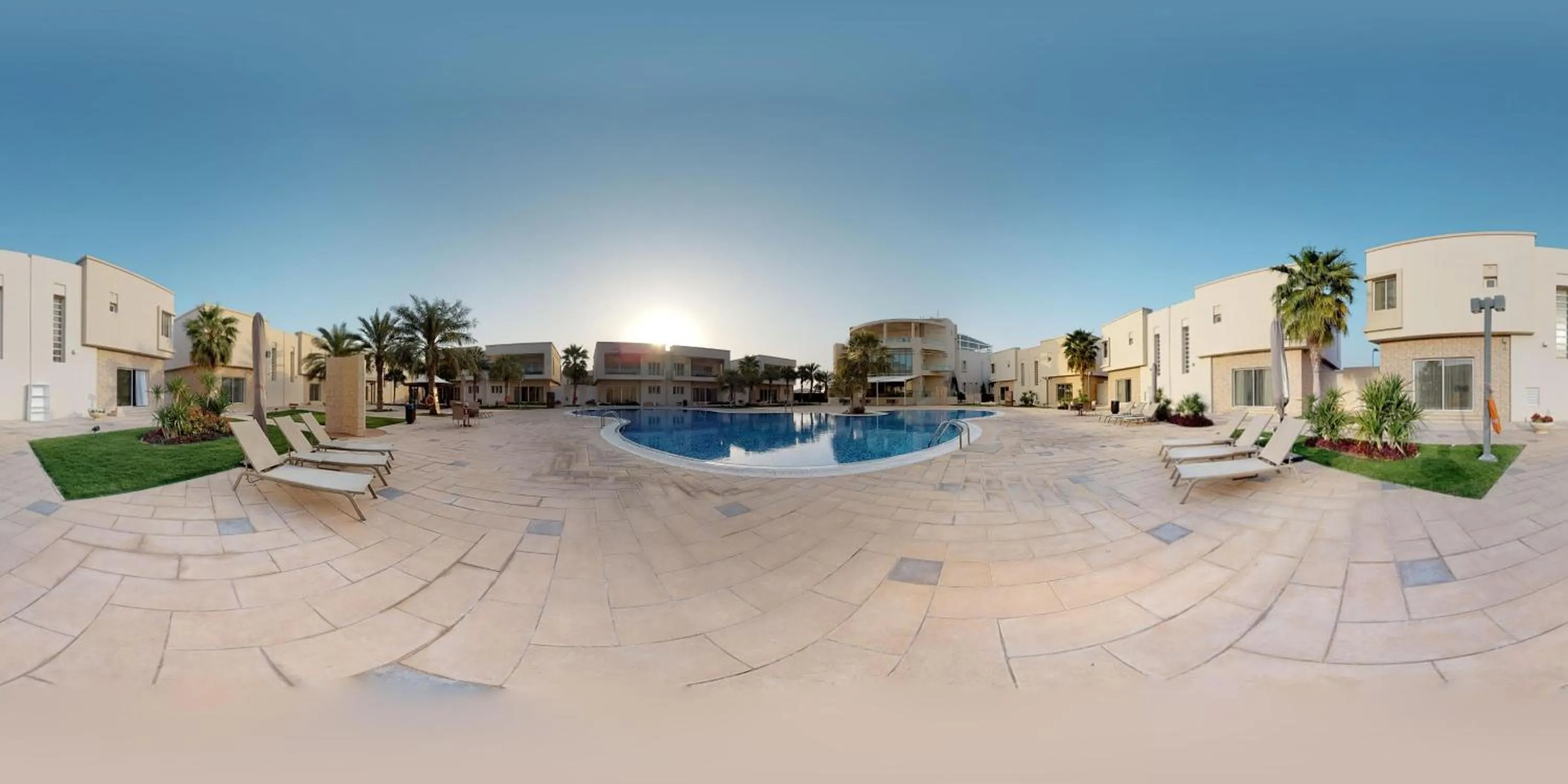 Pool view in Simaisma A Murwab Resort