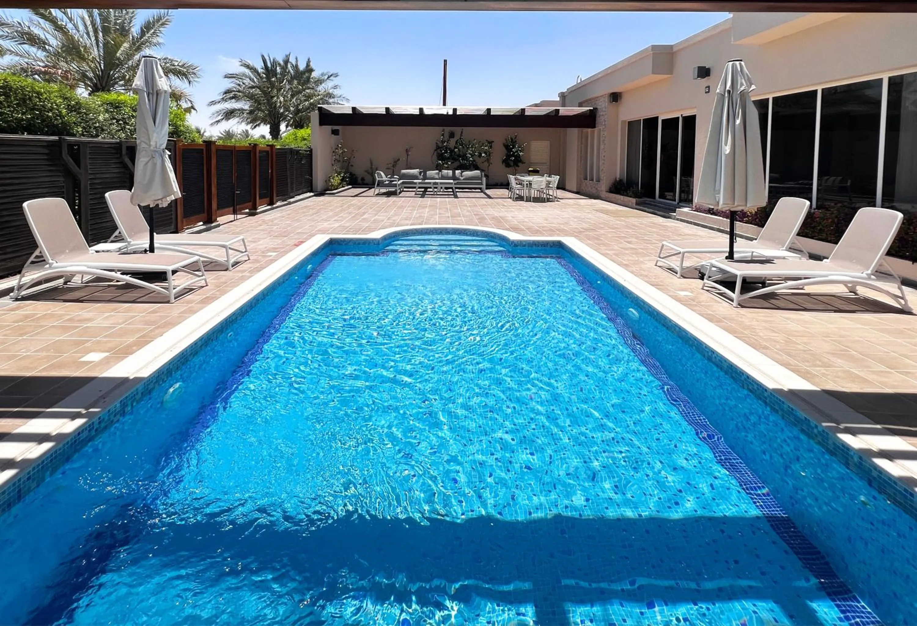 Pool view in Simaisma A Murwab Resort