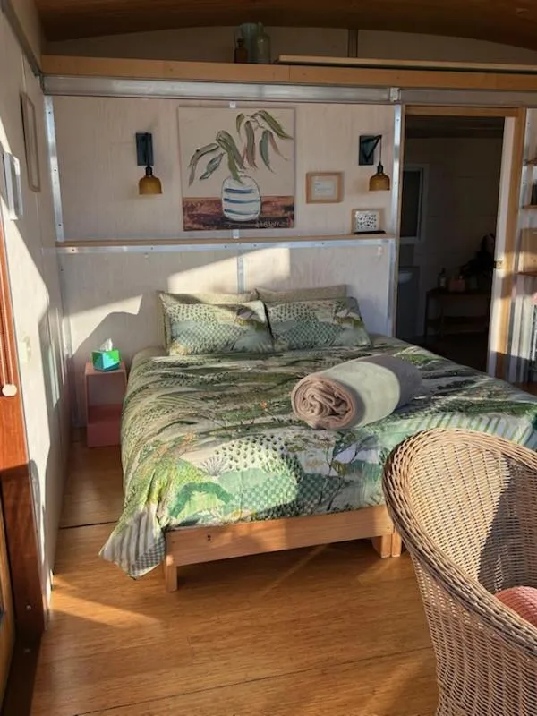 Bed in Hobart Hideaway Pods