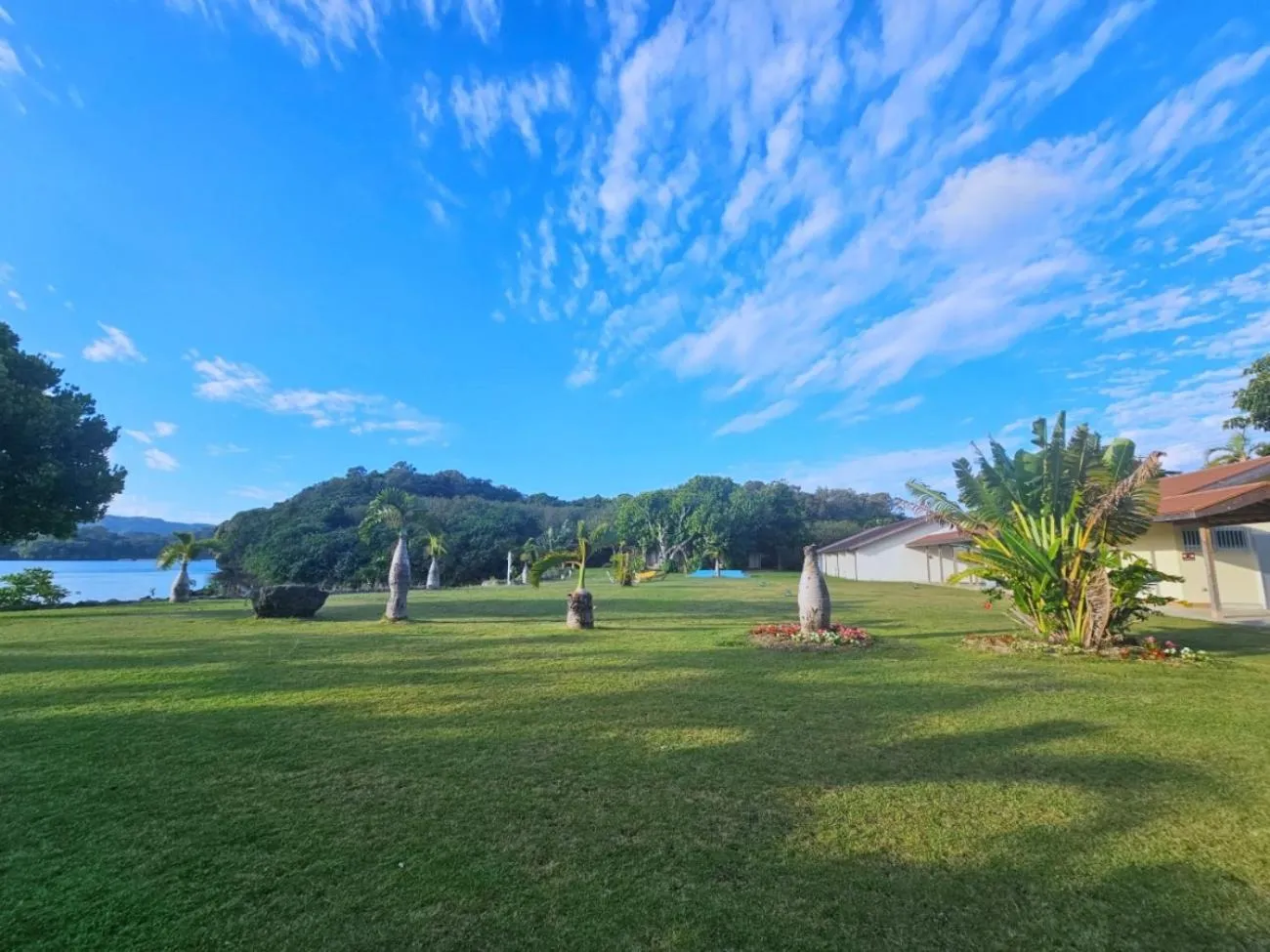 Inner courtyard view in Villa Unarizaki