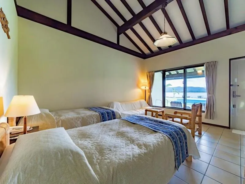 Sea view, Bed in Villa Unarizaki