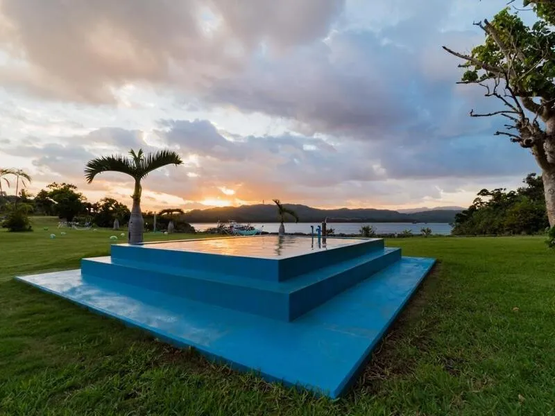 Swimming pool in Villa Unarizaki