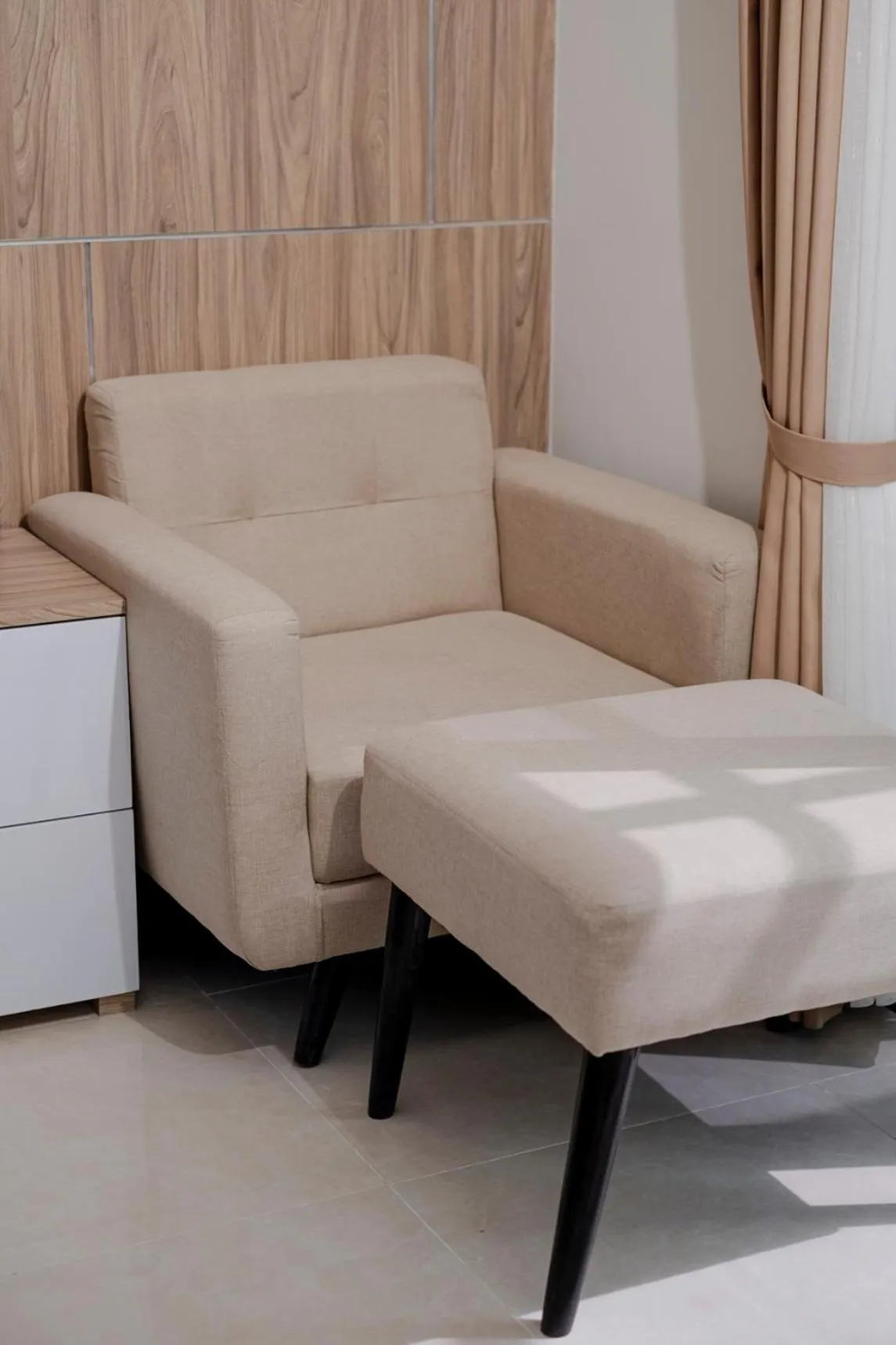 Seating area in The Amrta Borobudur