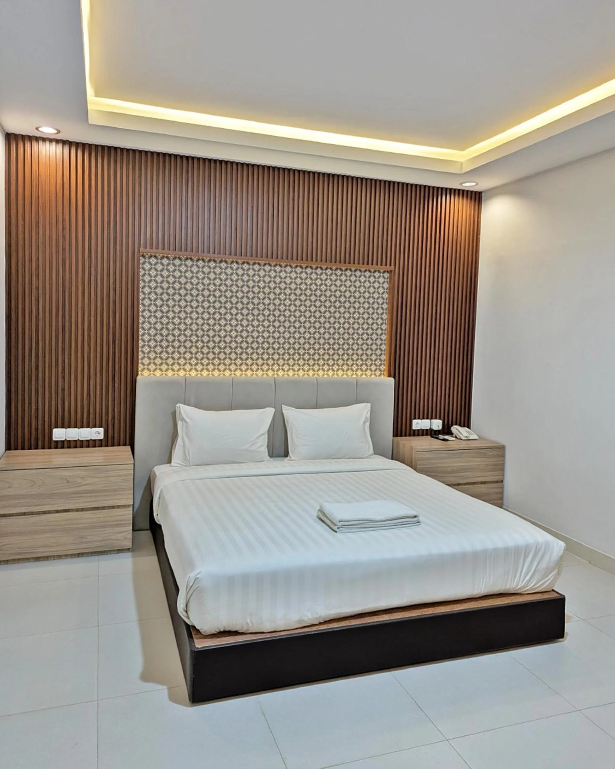 Bed in The Amrta Borobudur