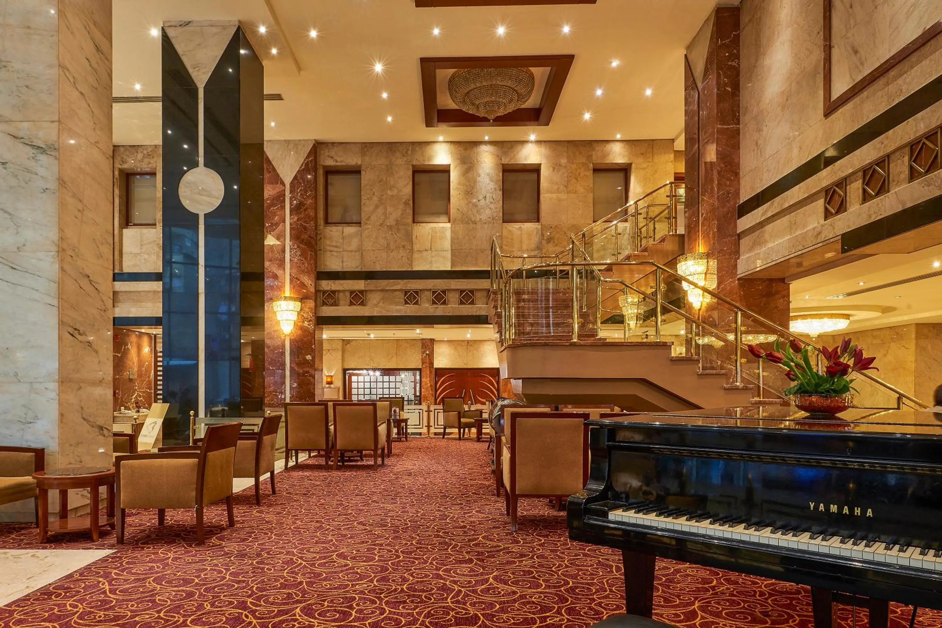 Lobby or reception in Safir Hotel Cairo