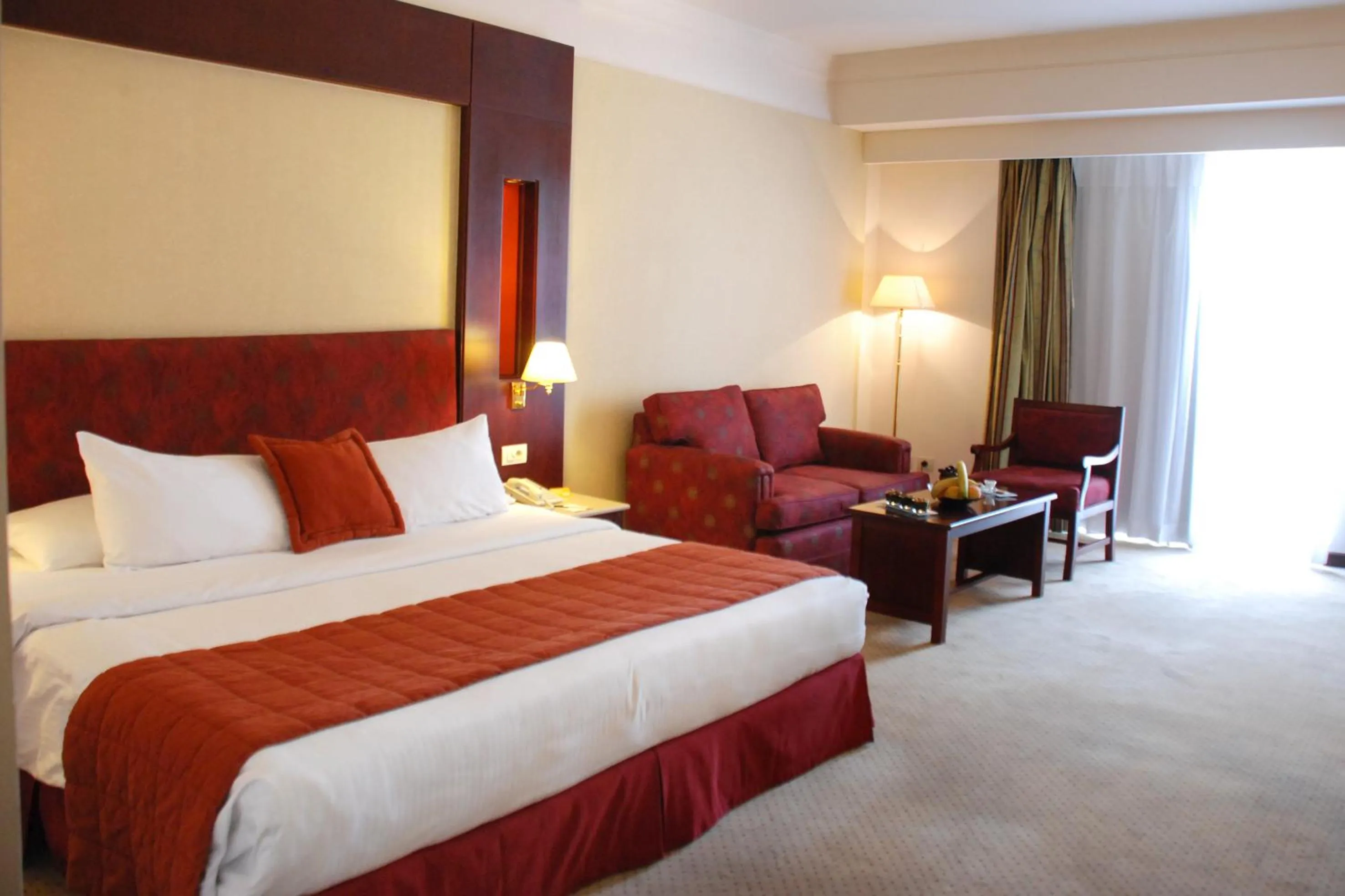 Bed in Safir Hotel Cairo