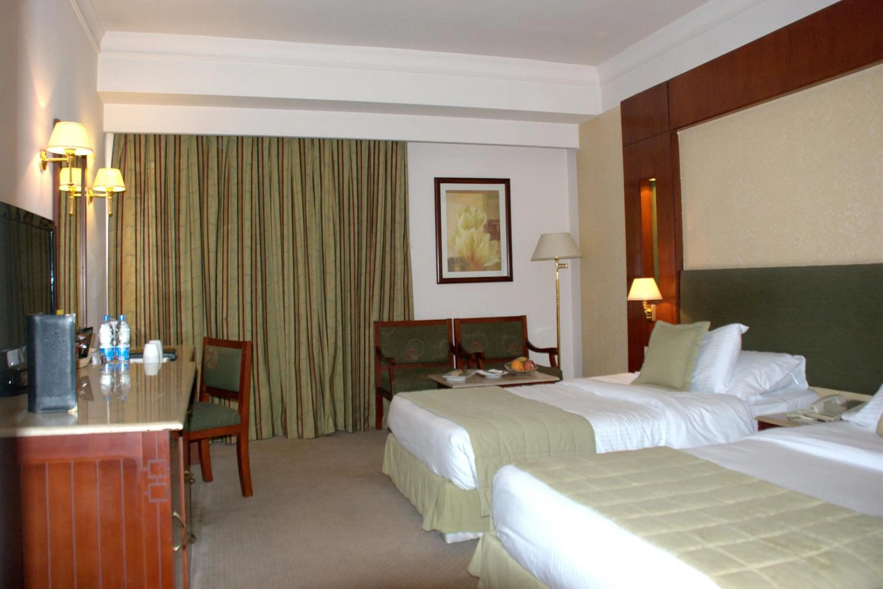 Bed in Safir Hotel Cairo