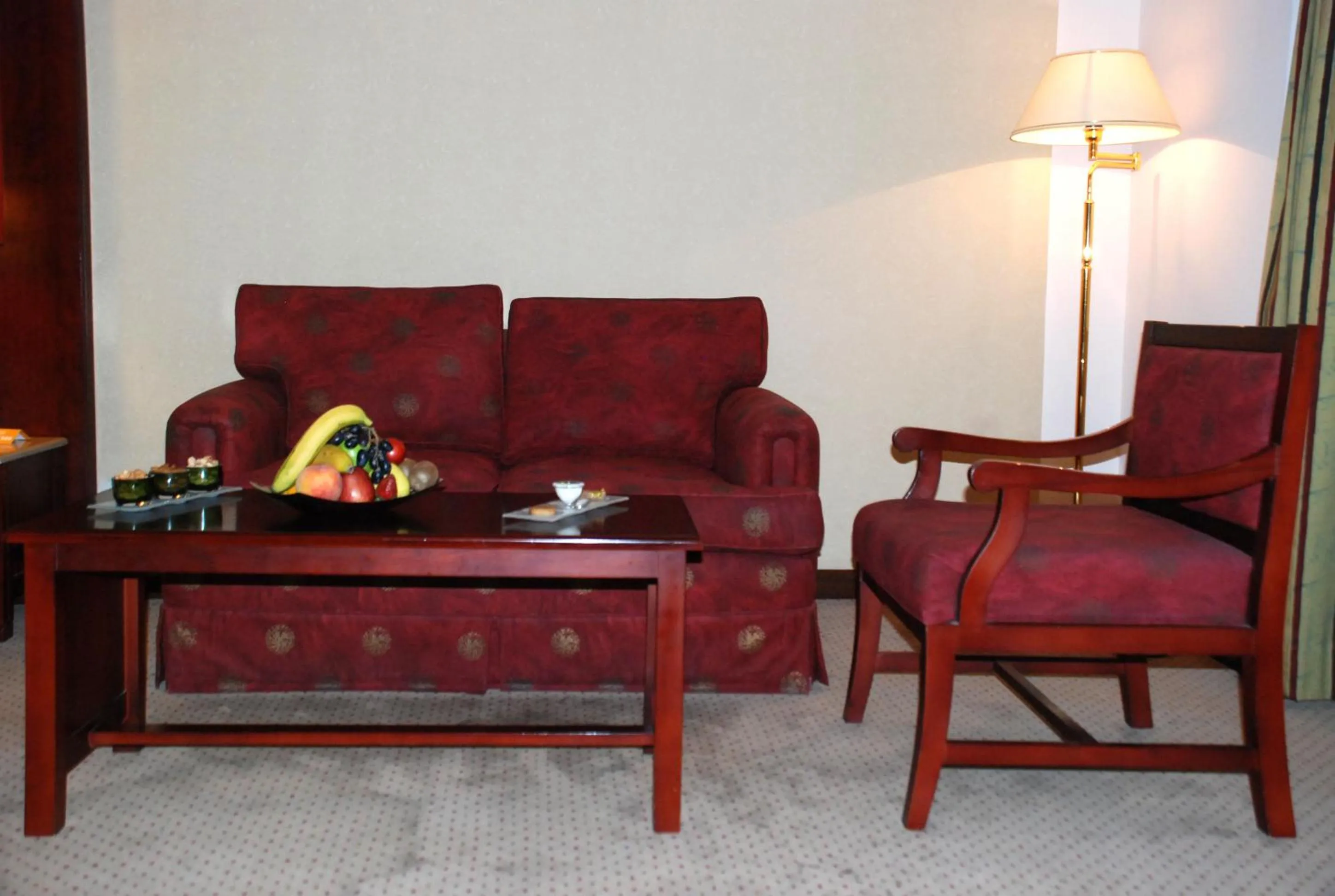 Seating area in Safir Hotel Cairo