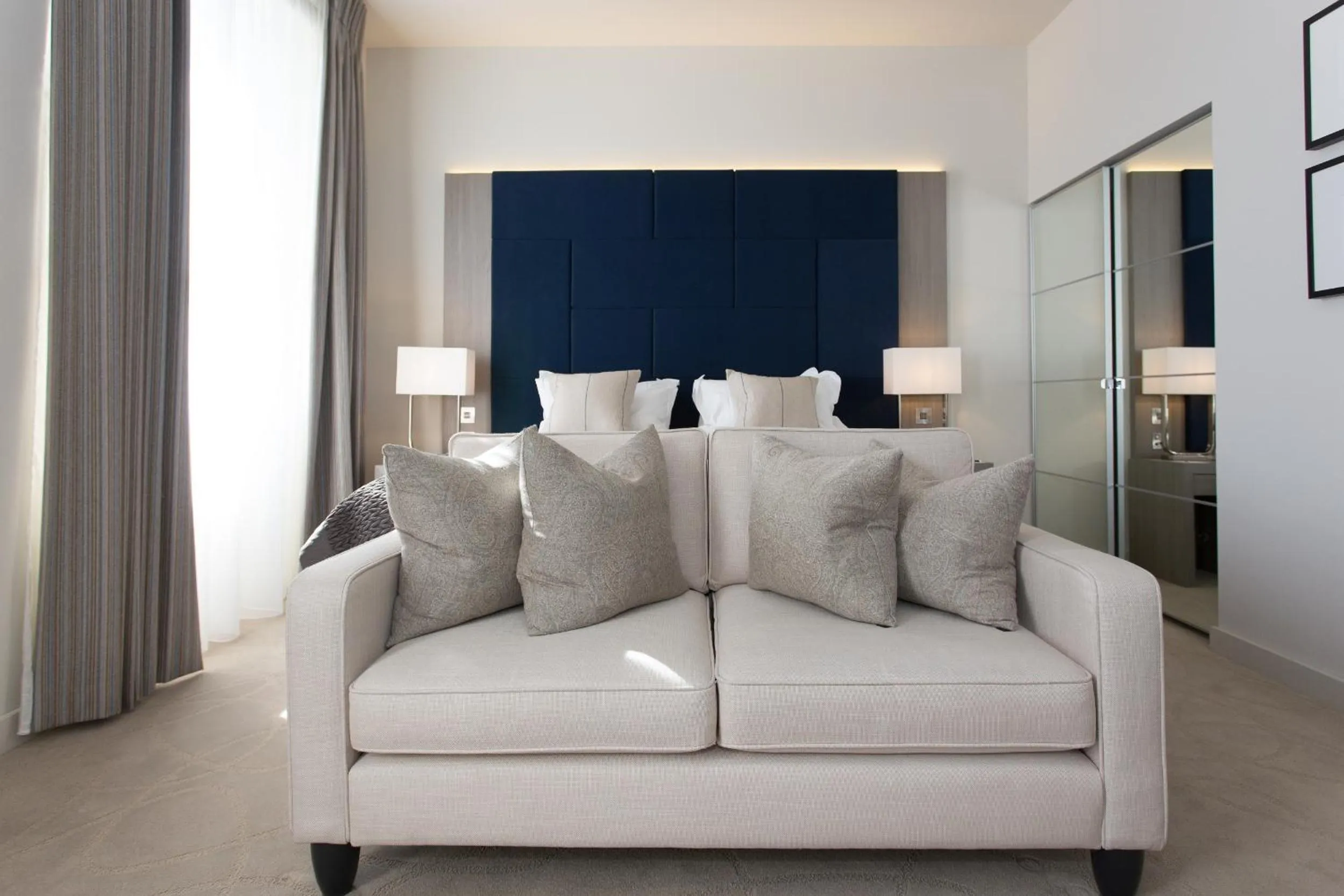 Bed in Dunalastair Hotel Suites