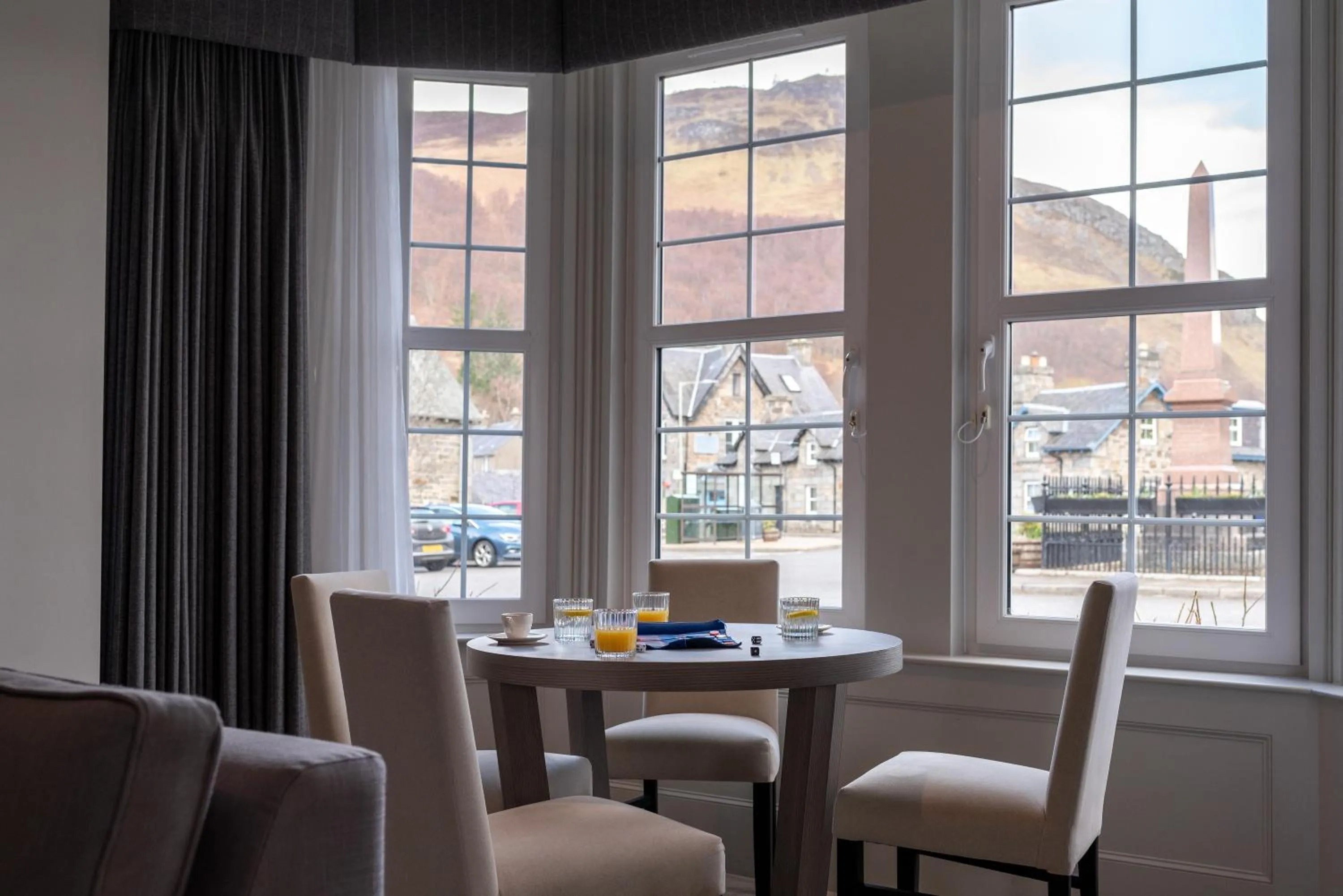 Dining area in Dunalastair Hotel Suites