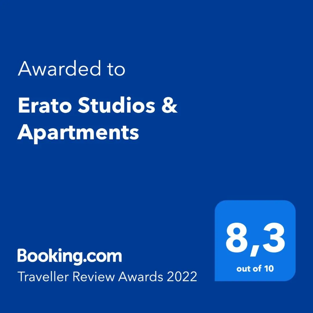 Certificate/Award in Erato Studios & Apartments