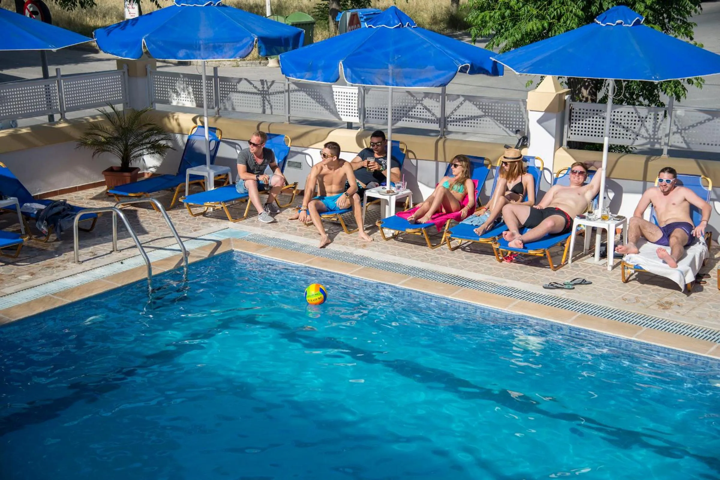 Swimming pool in Erato Studios & Apartments