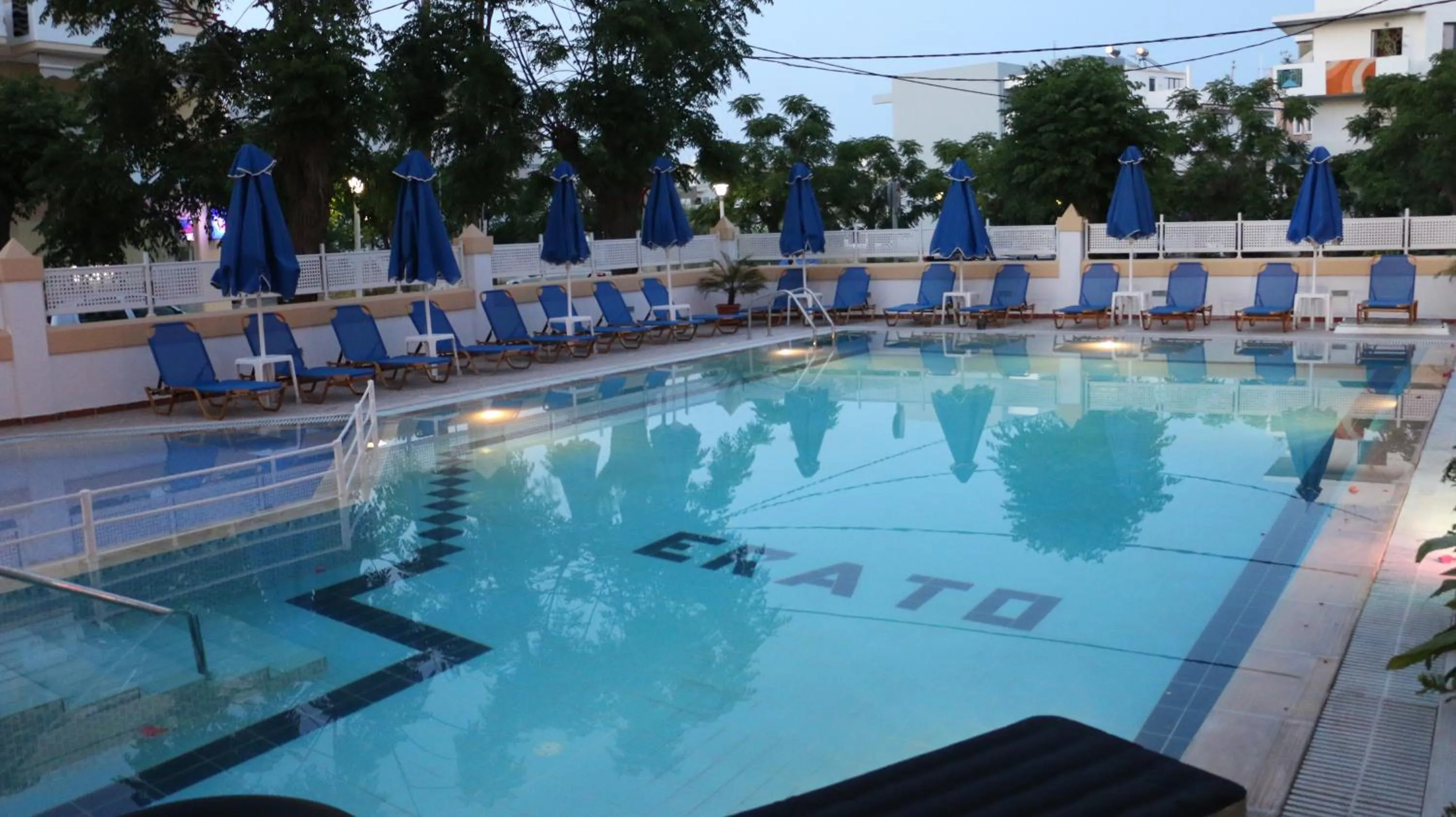 Swimming pool in Erato Studios & Apartments