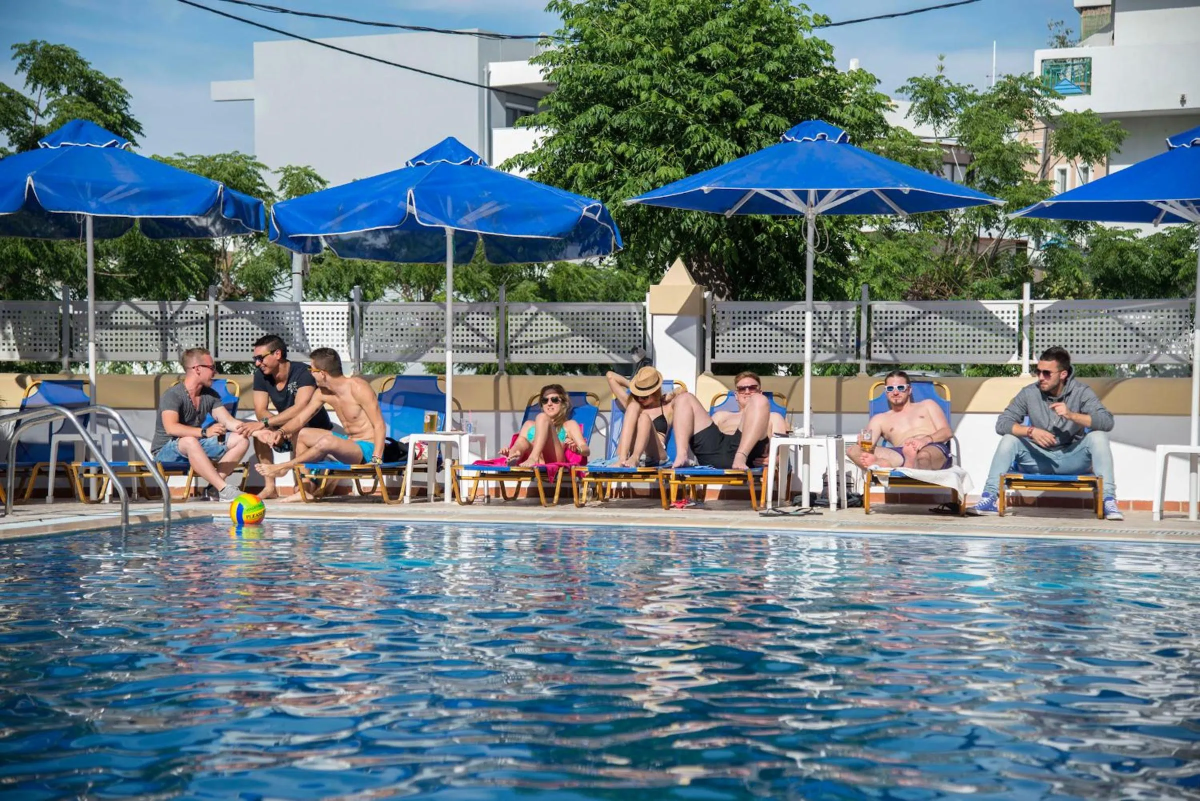 Swimming pool in Erato Studios & Apartments