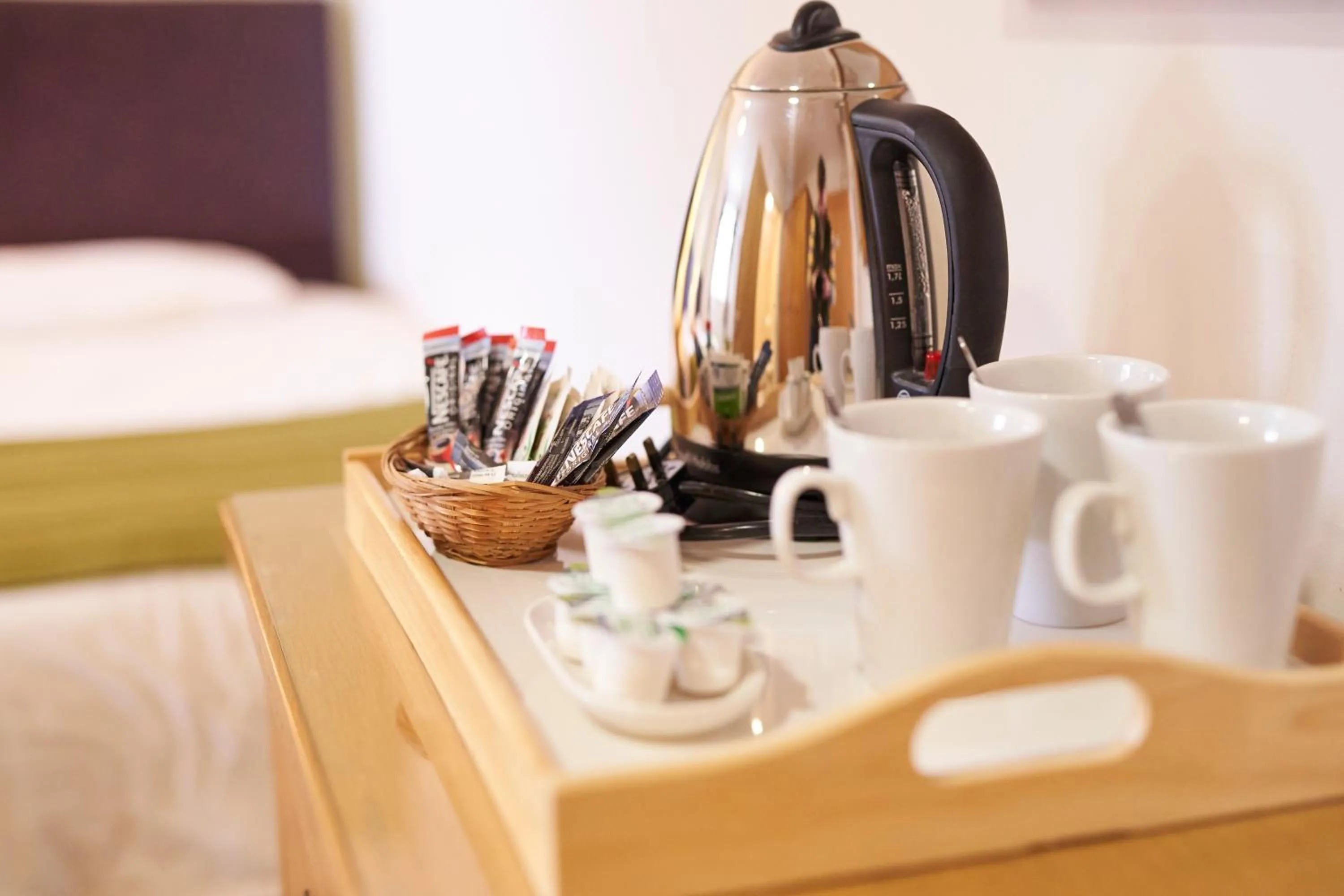 Bed in The New Inn Hotel
