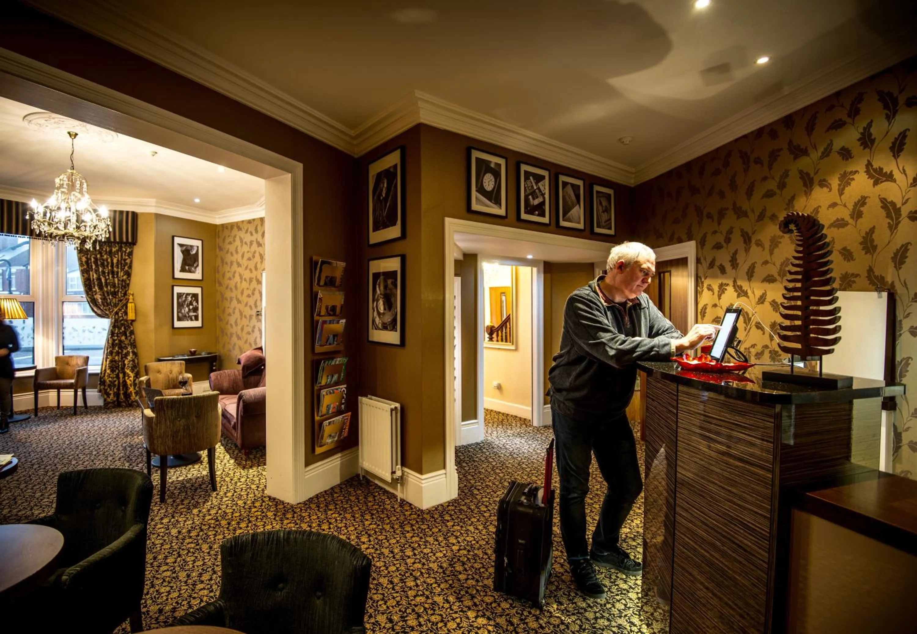 Lobby or reception in York House Hotel