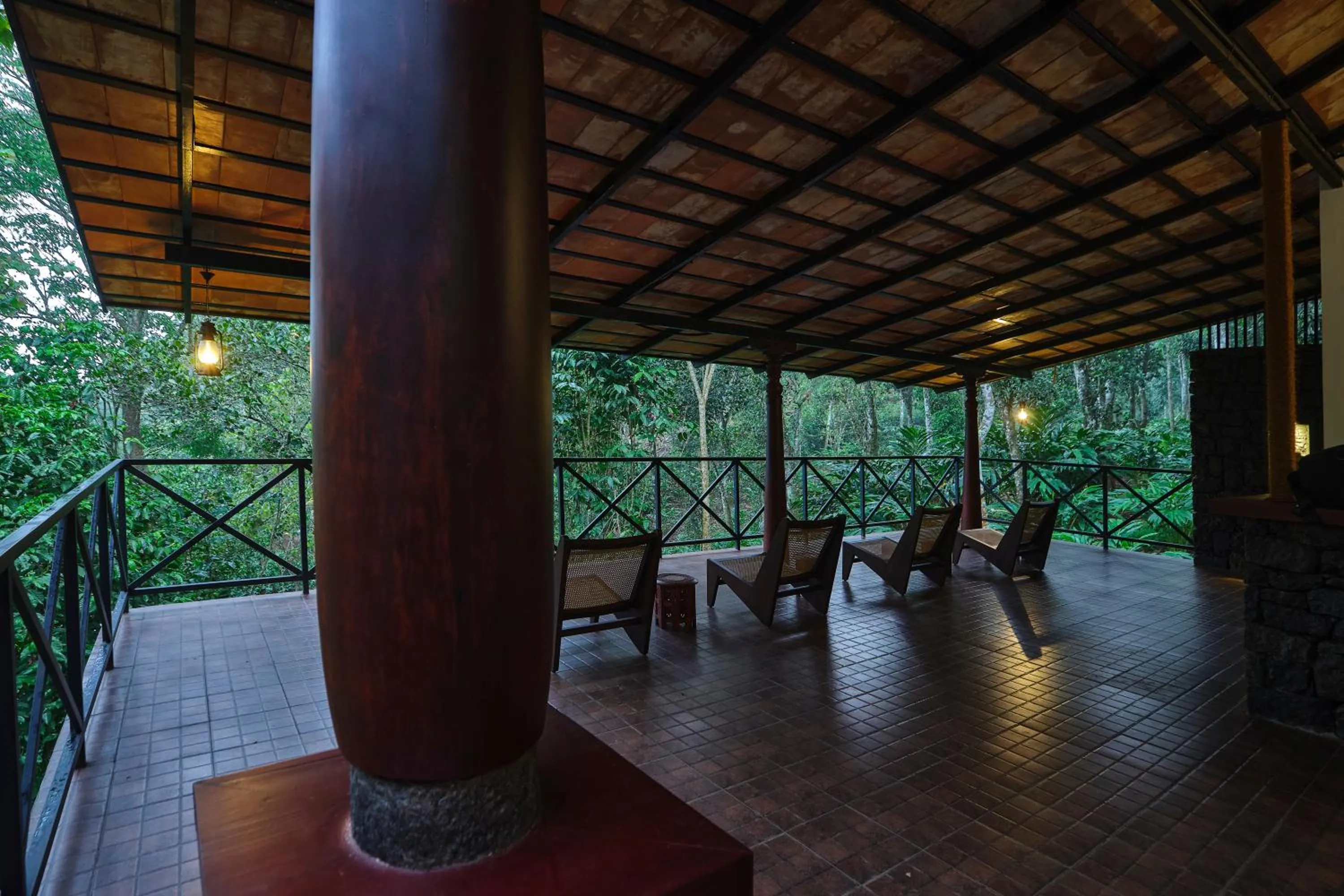 Patio in Reen Resorts Aanavilasam Plantation Thekkady
