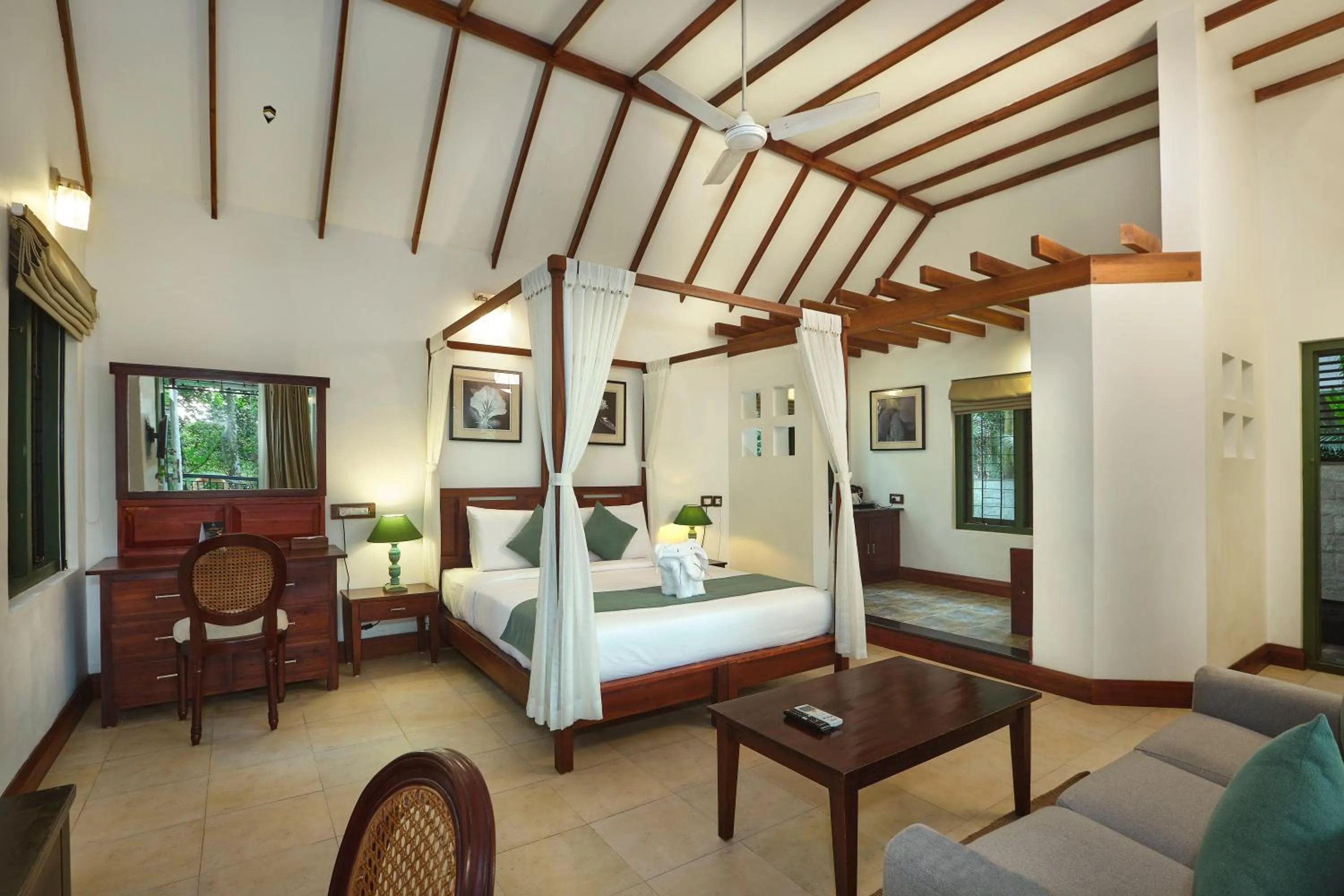 Bed in Reen Resorts Aanavilasam Plantation Thekkady