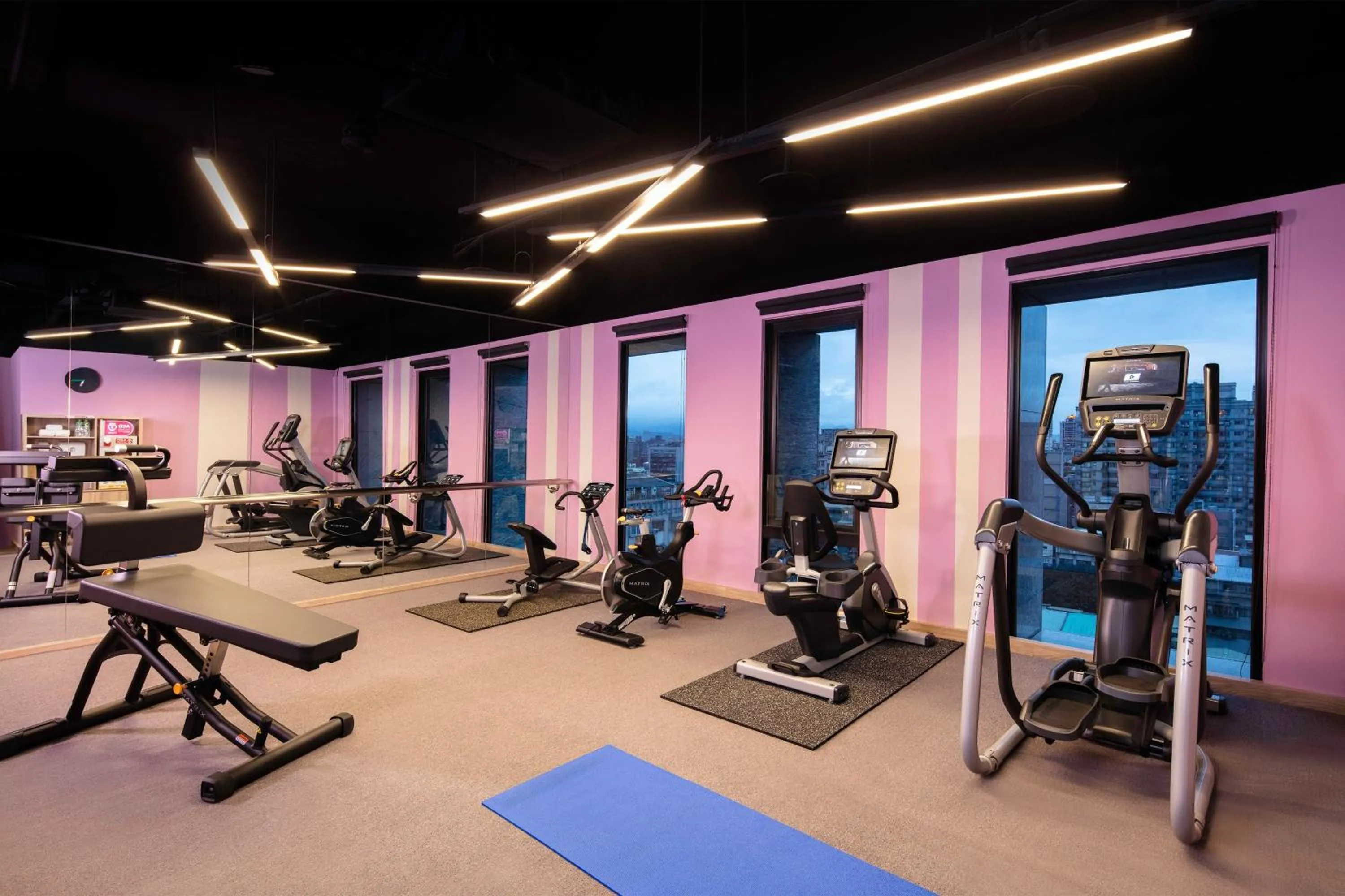 Fitness centre/facilities in Aloft Taipei Zhongshan
