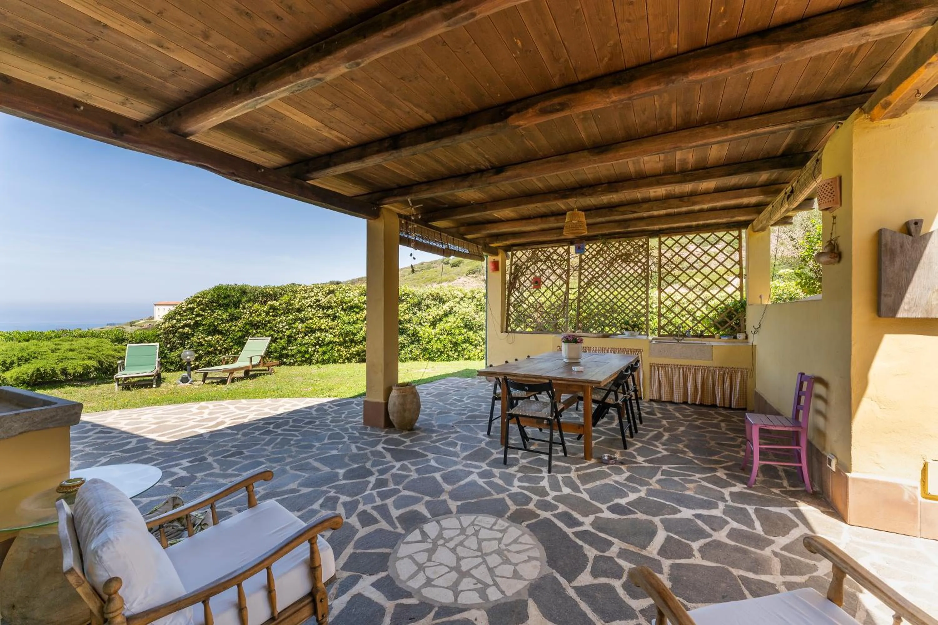 Patio in B&B Calata Di Soli