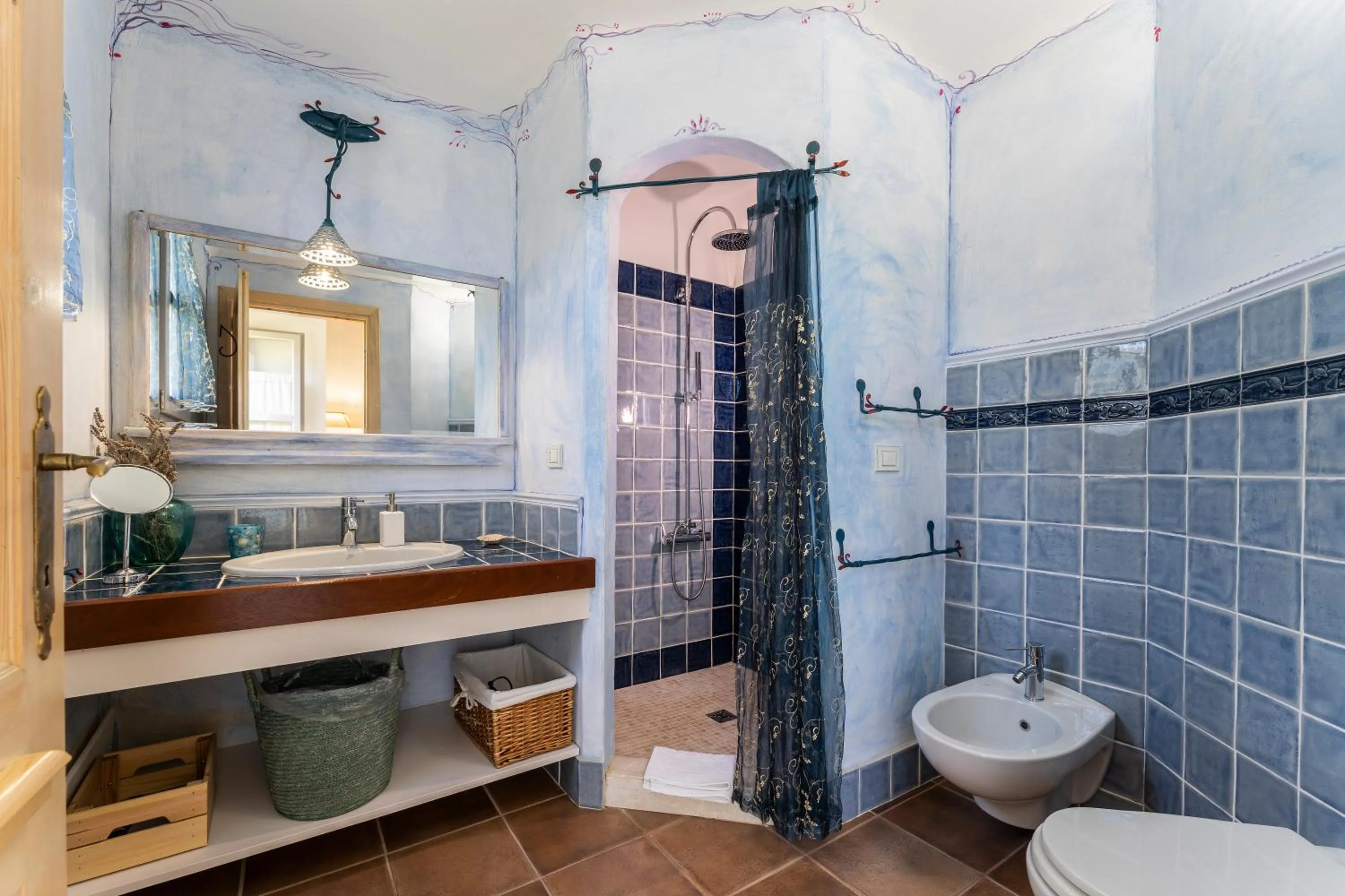 Shower in B&B Calata Di Soli